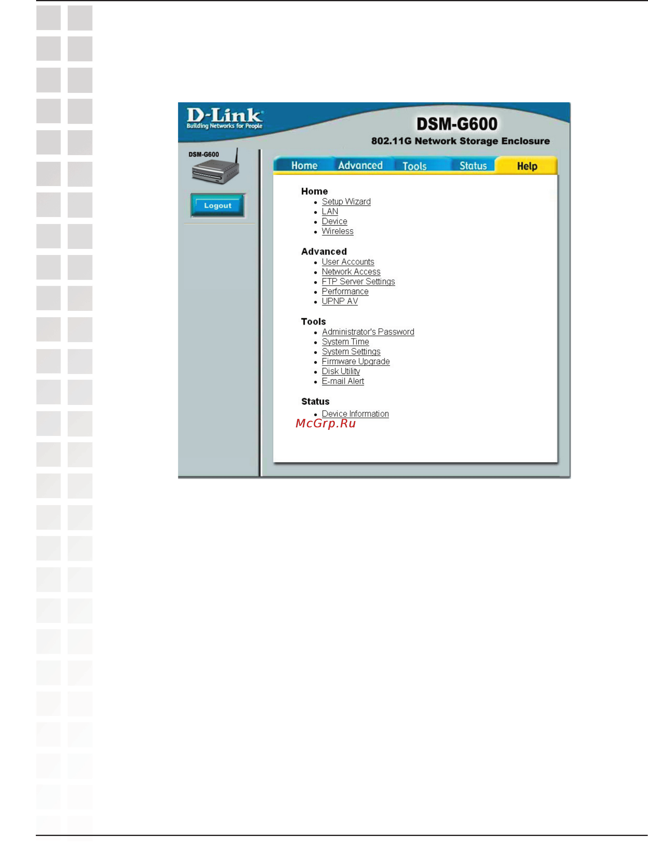 D-Link DSM-G600 Инструкция по эксплуатации онлайн [55/74] 42293