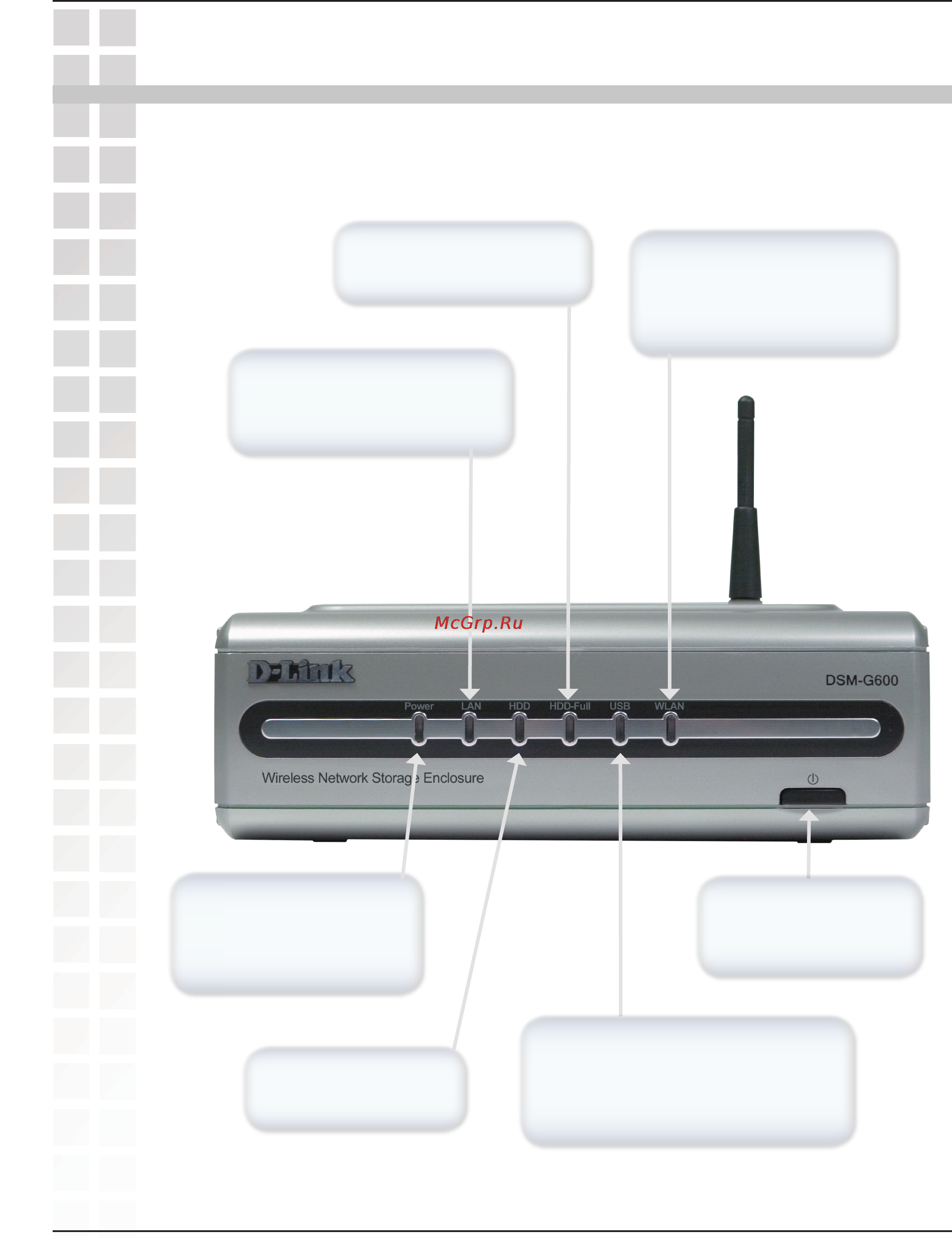 D-Link DSM-G600 [7/74] Hardware overview