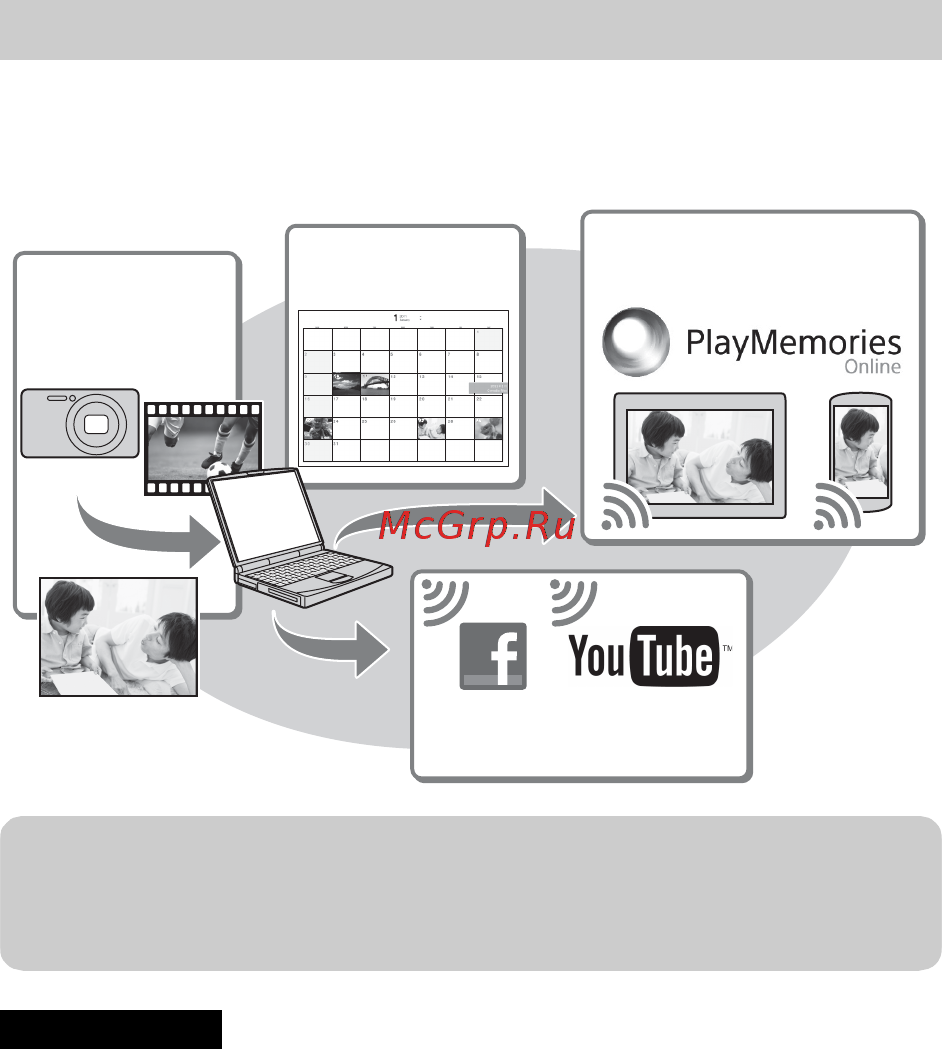 Sony Cyber-shot DSC-WX60 Black [62/120] Функции программы playmemories home