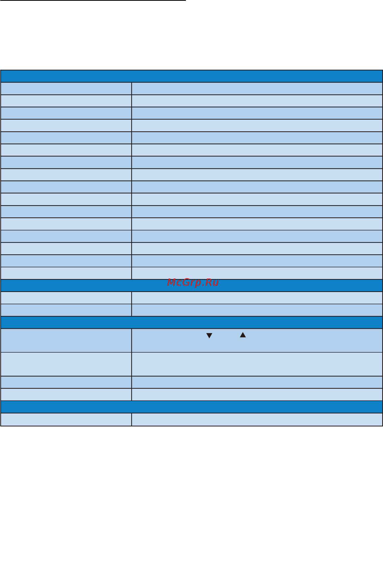 Philips 221E2SB [20/47] Technical specifications