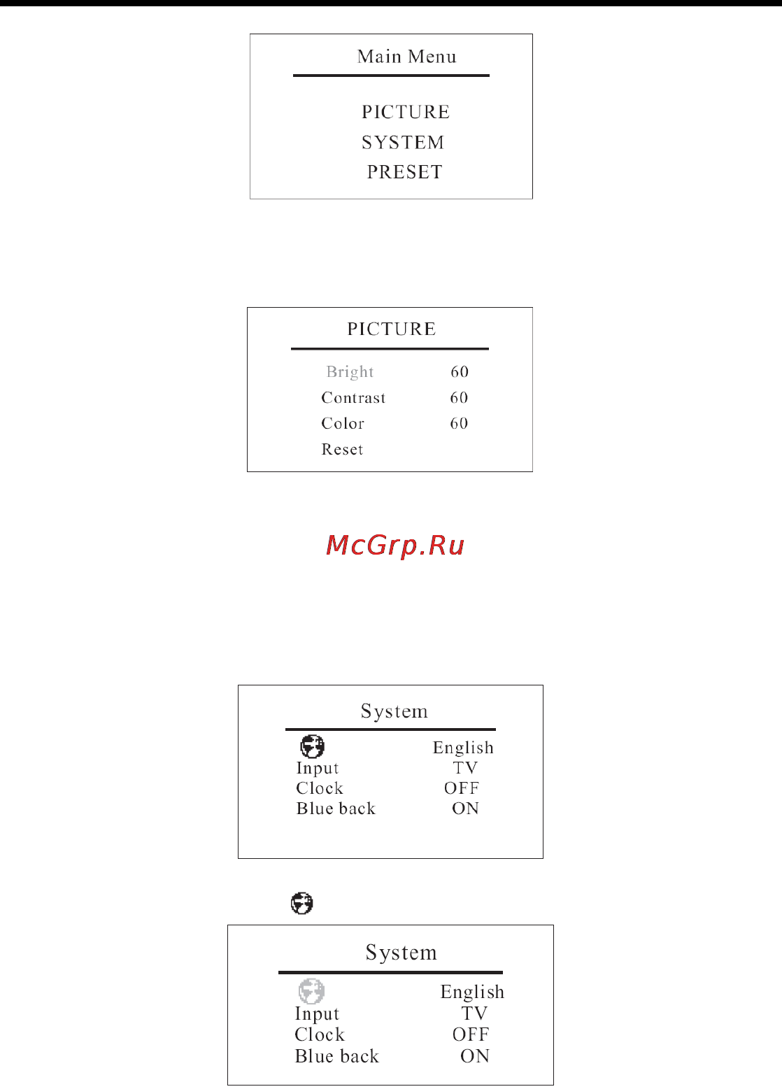 Hyundai H-LCD801 [9/28] Menu operation