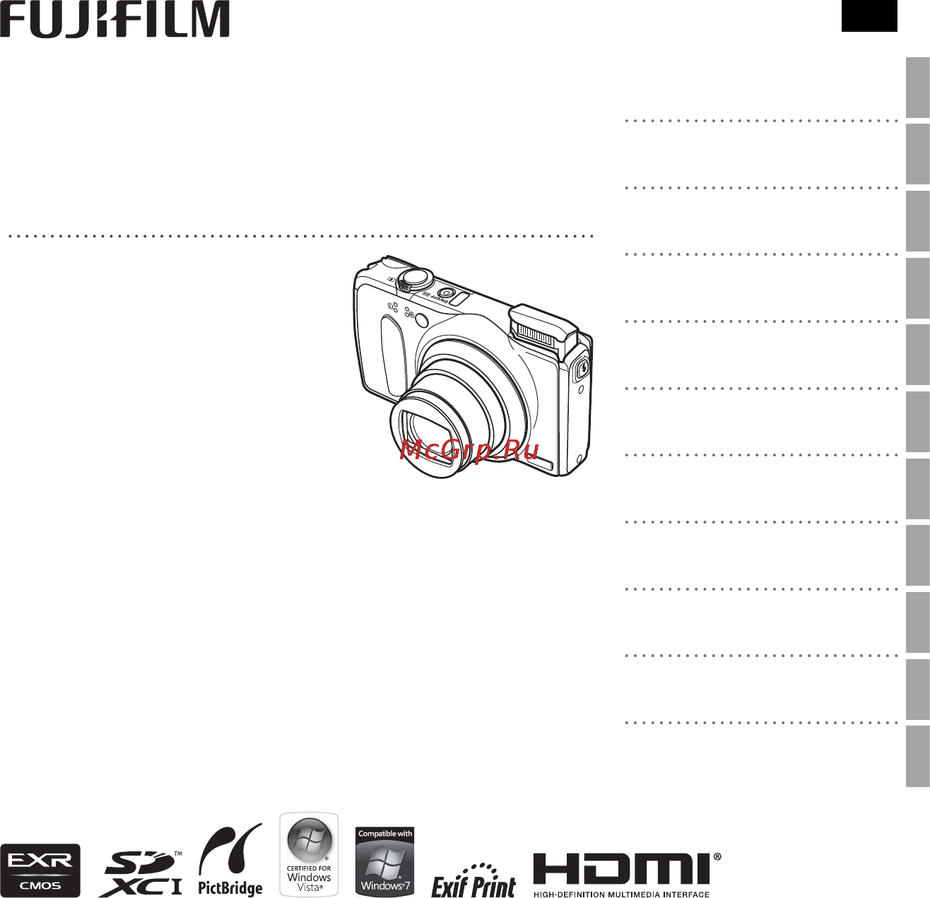 Fujifilm FINEPIX F660 Black Инструкция по эксплуатации онлайн