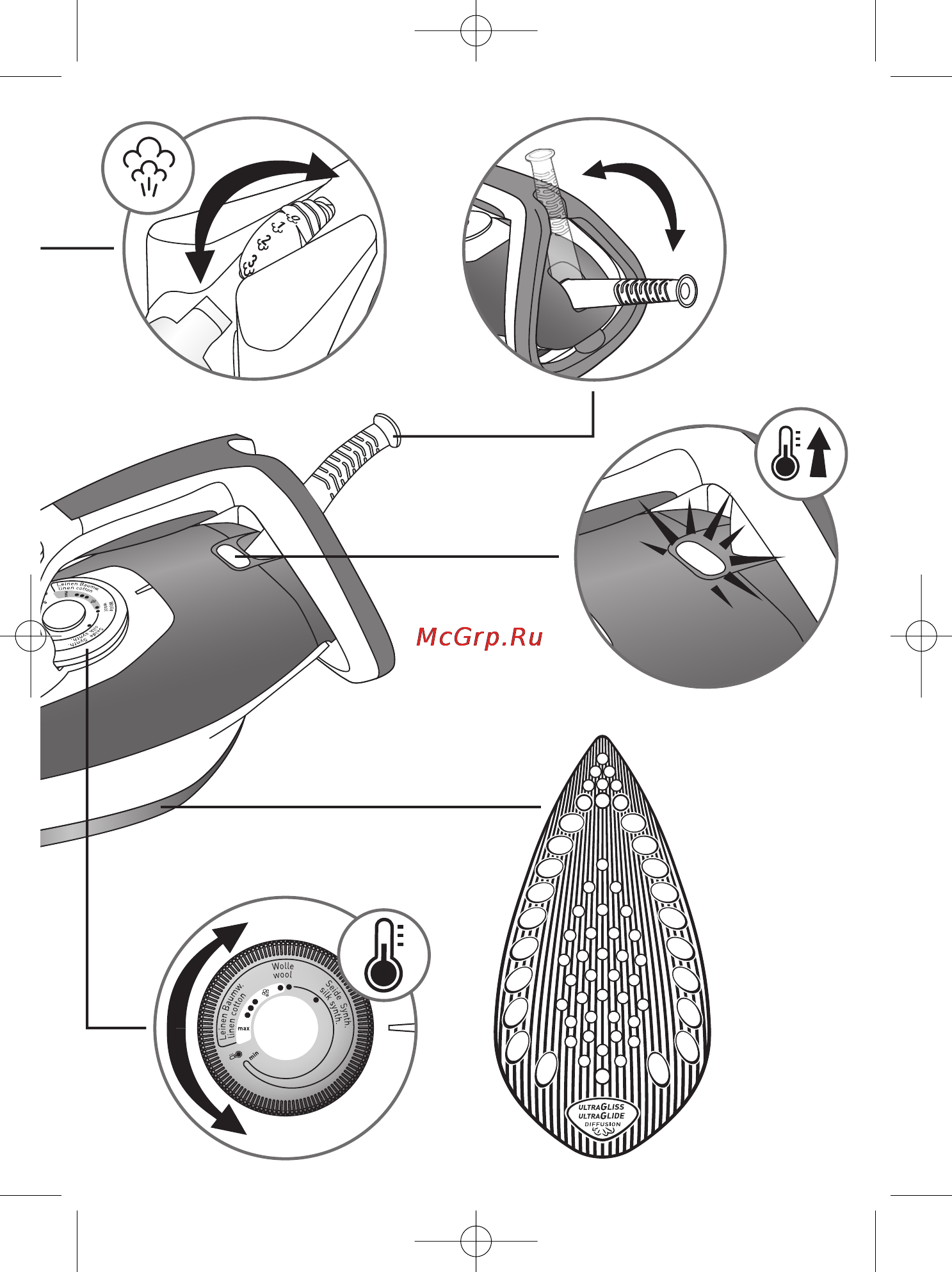 Tefal FV 4550E0 Инструкция по эксплуатации онлайн [4/21] 42497
