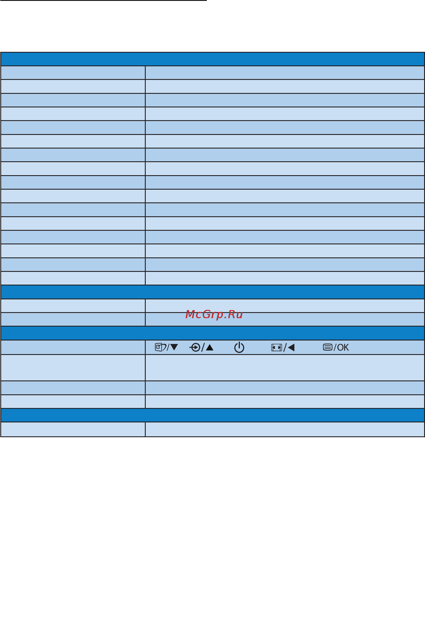 Philips 232E2SB [22/51] Technical specifications