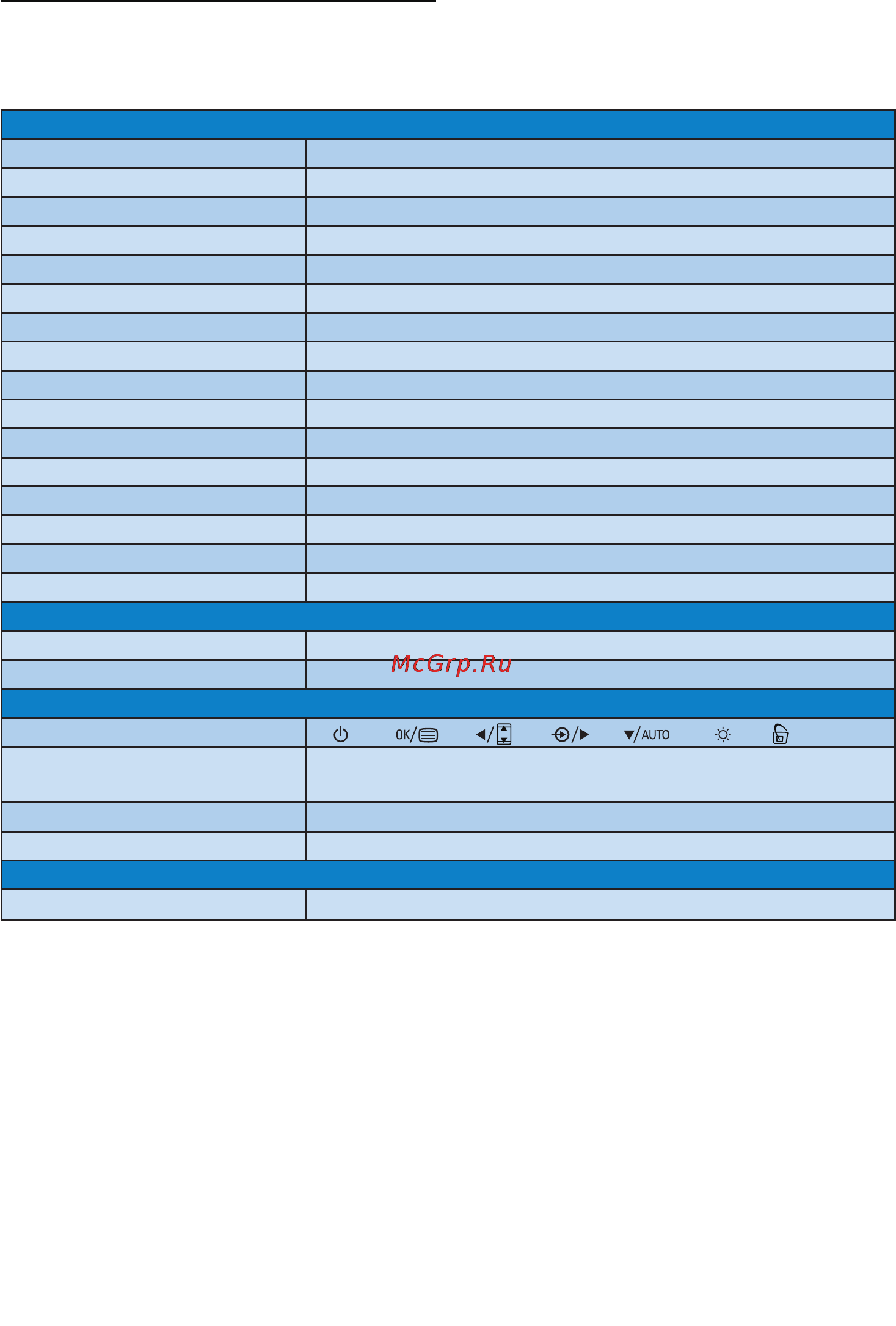 Philips 190E2FB [14/39] Technical specifications