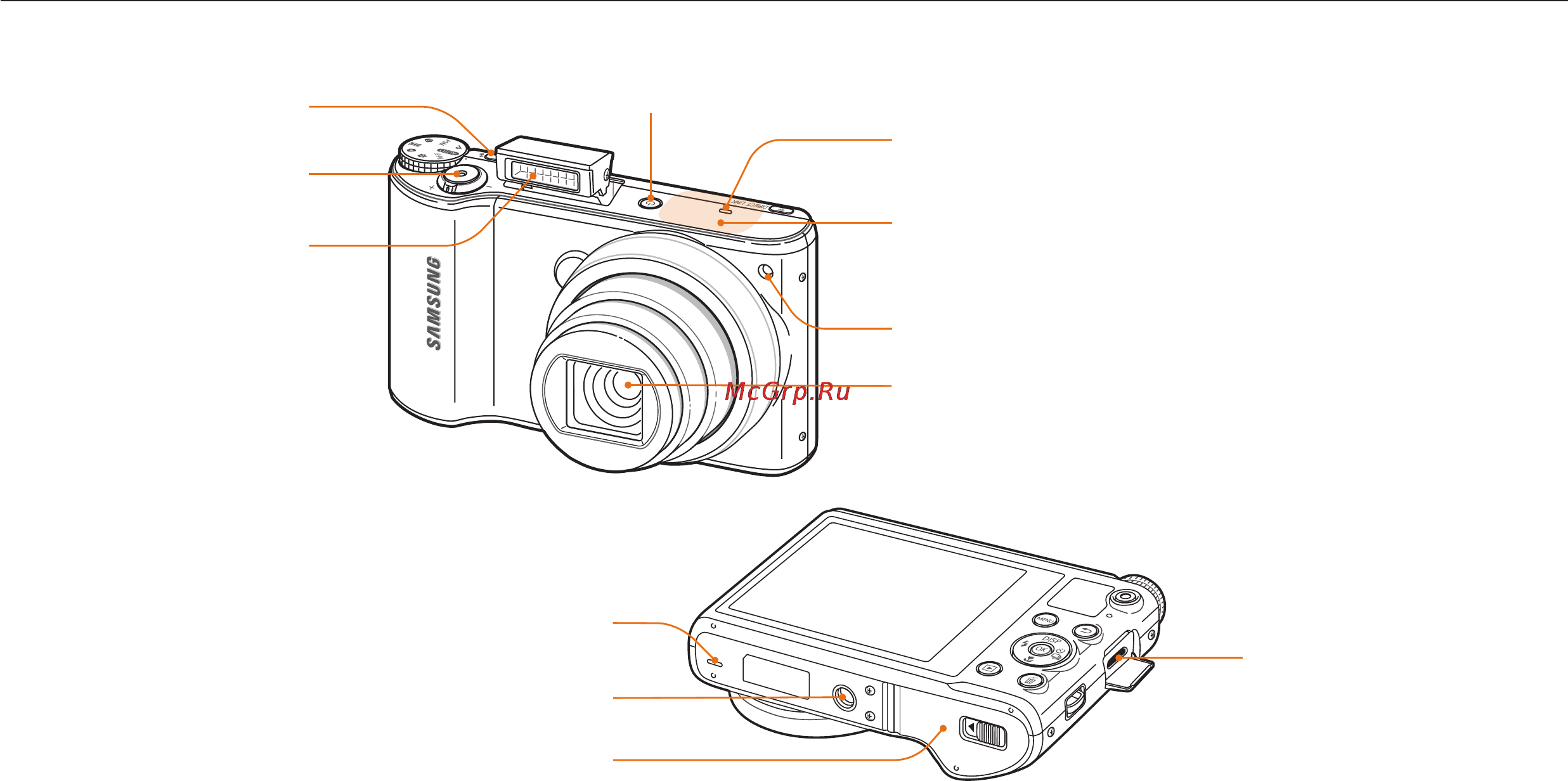 Samsung WB200F Cobalt Black [22/164] Внешний вид камеры