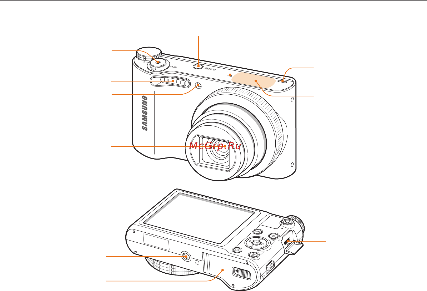 Samsung WB152F [17/158] Внешний вид камеры