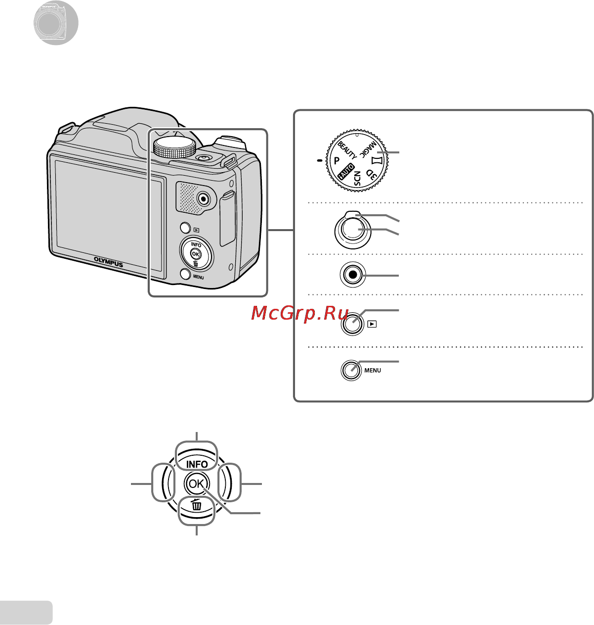 Olympus SP-720UZ Black [6/72] Настройки фотокамеры