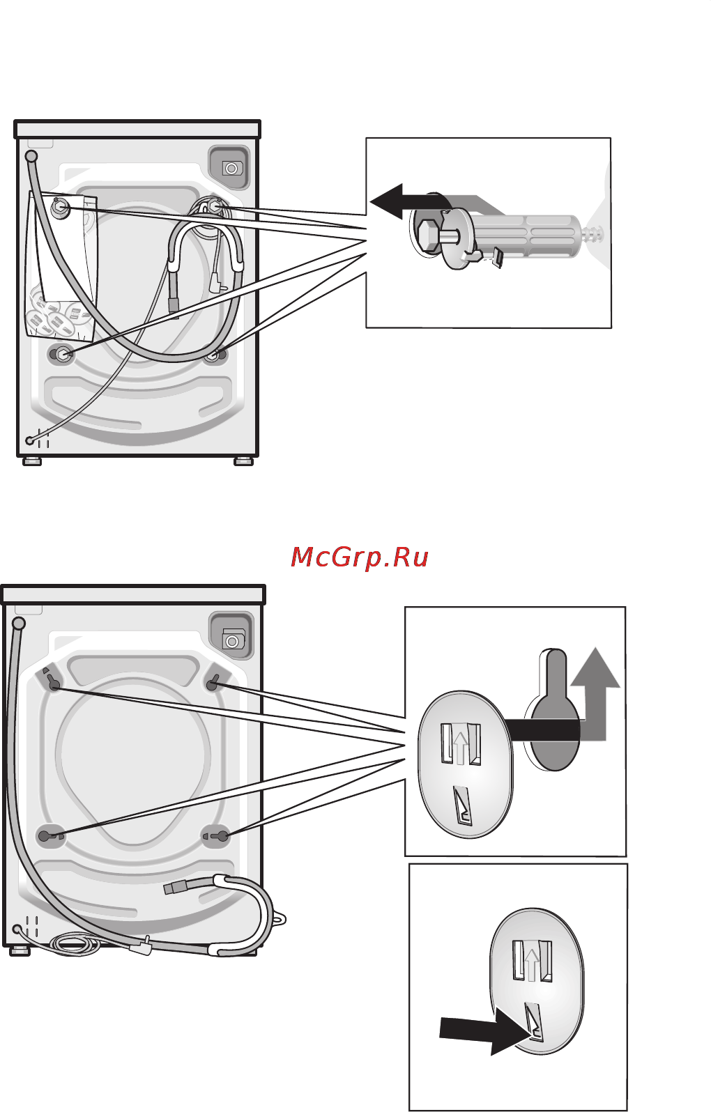 Bosch WFCX2460OE Инструкция по эксплуатации онлайн [55/64] 42724