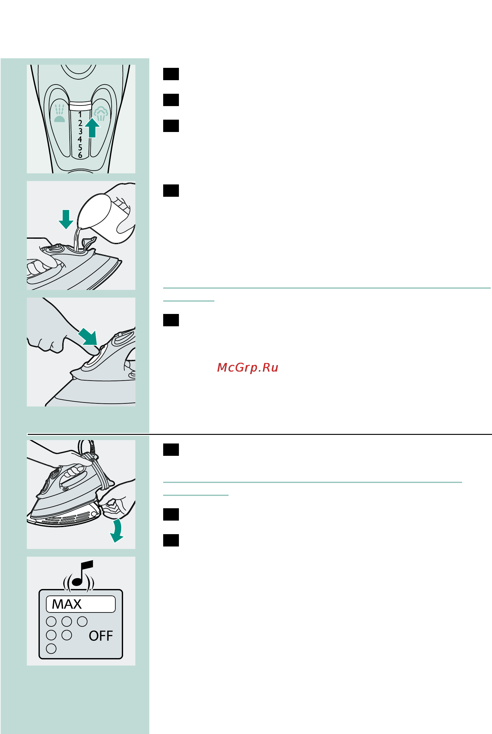 Philips GC4250 [5/132] Setting the temperature
