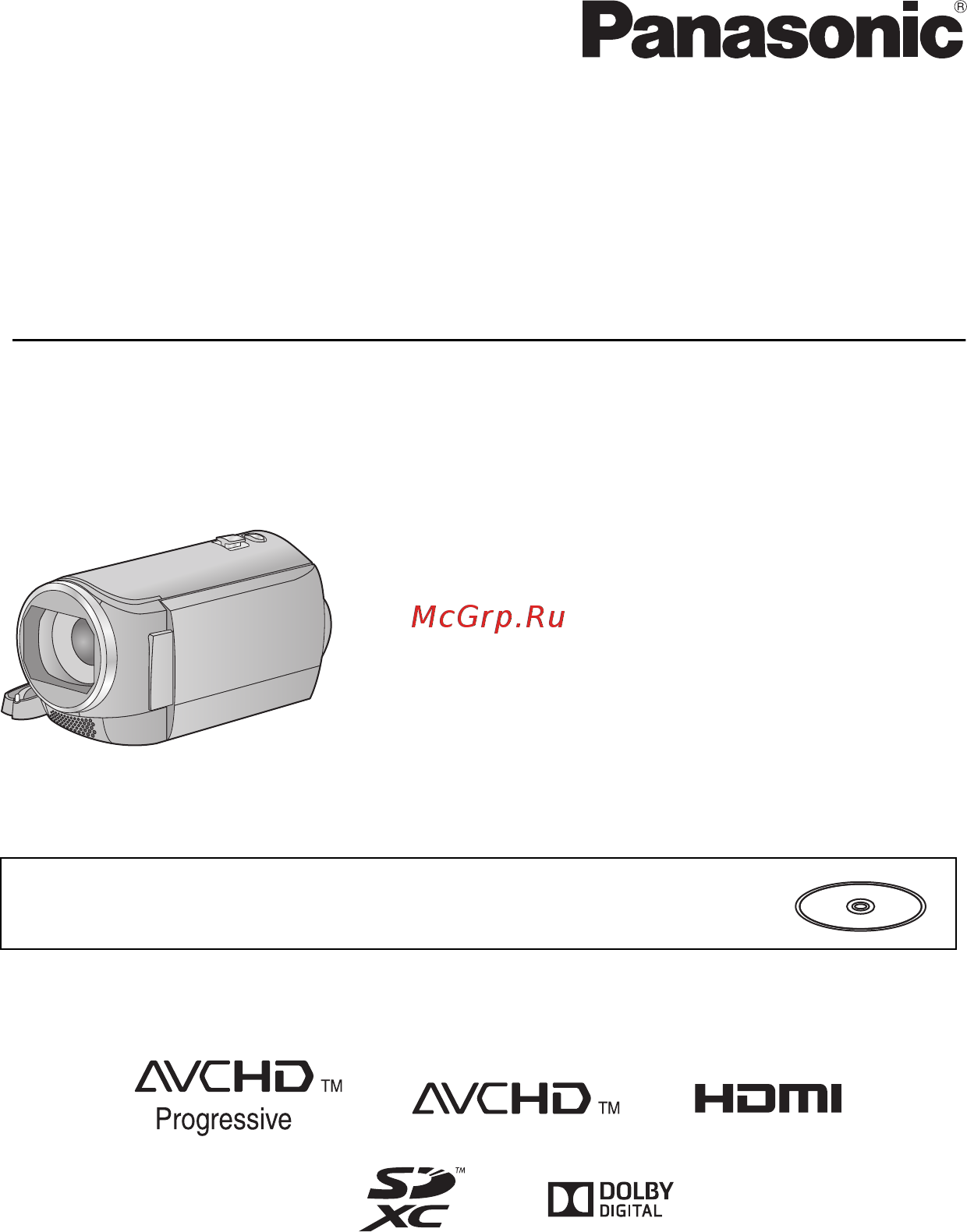 Panasonic HC-V210EE-K Инструкция по эксплуатации онлайн