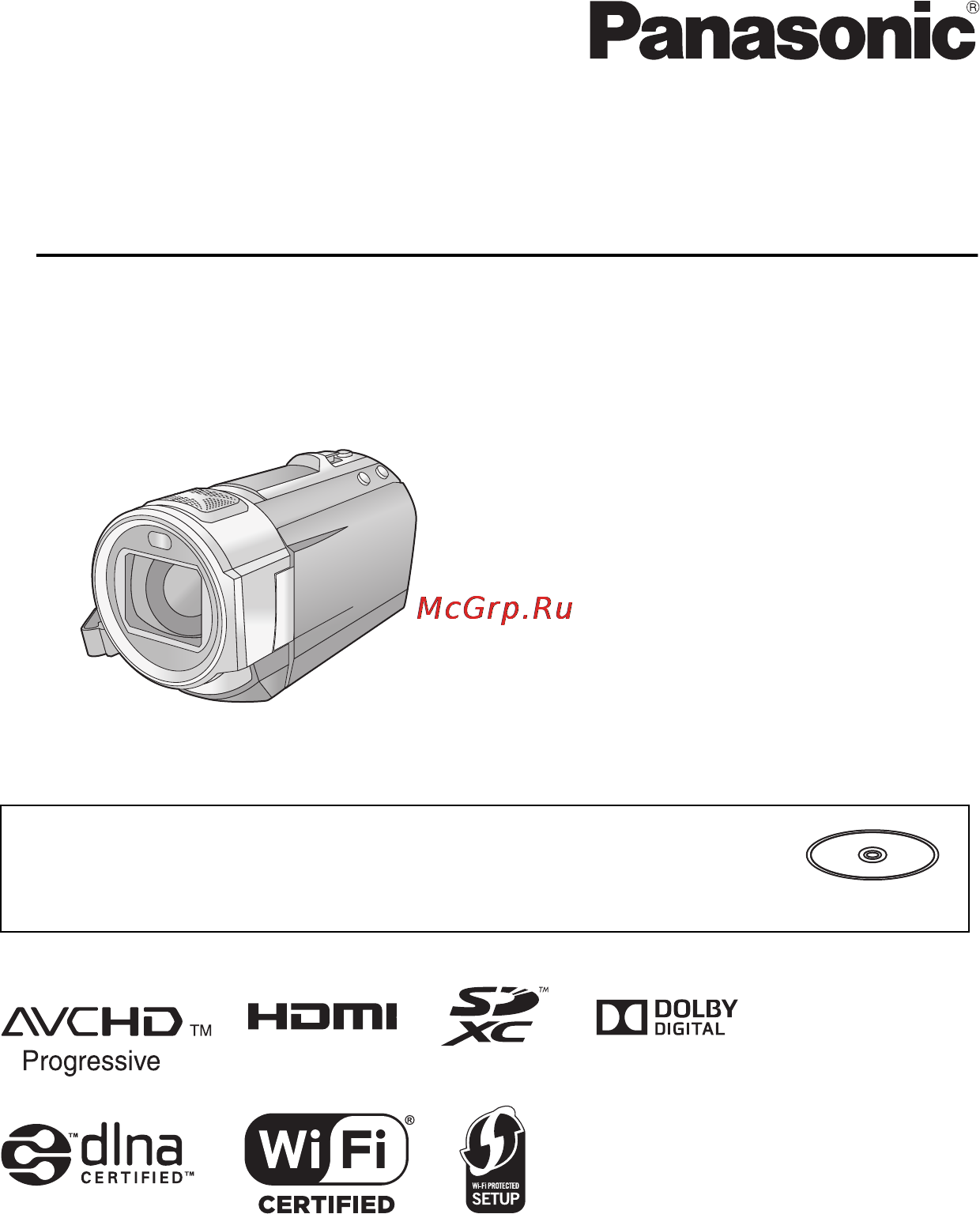 Panasonic HC-V720 MEE-K Инструкция по эксплуатации онлайн