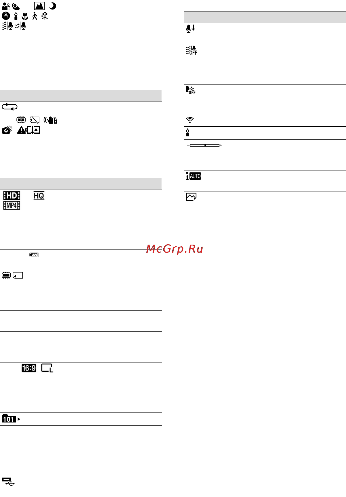 Sony HDR-CX320EB [50/104] Нижняя часть