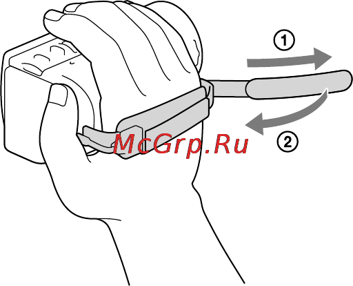 Sony HDR-CX210 [13/167] Закрепление ремешок для руки