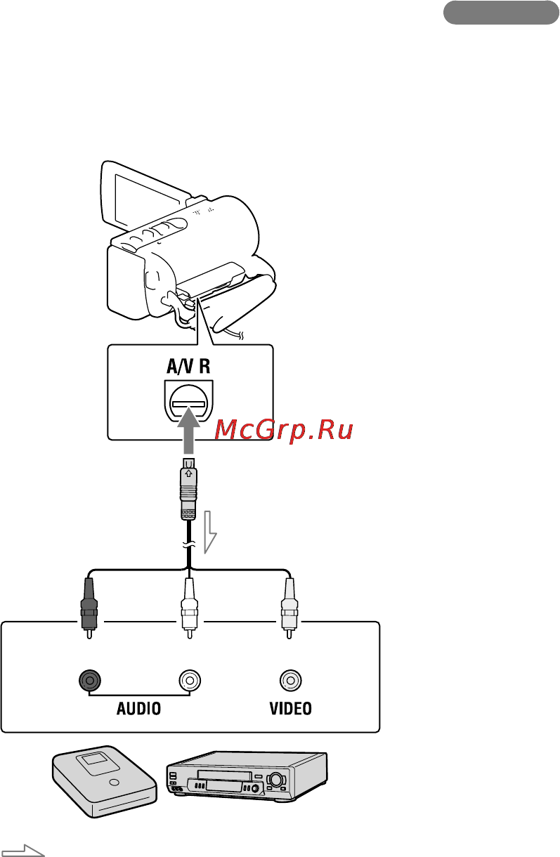 Sony HDR-CX210 [138/167] По завершенні копіювання спочатку вимкніть записуючий пристрій потім відеокамеру