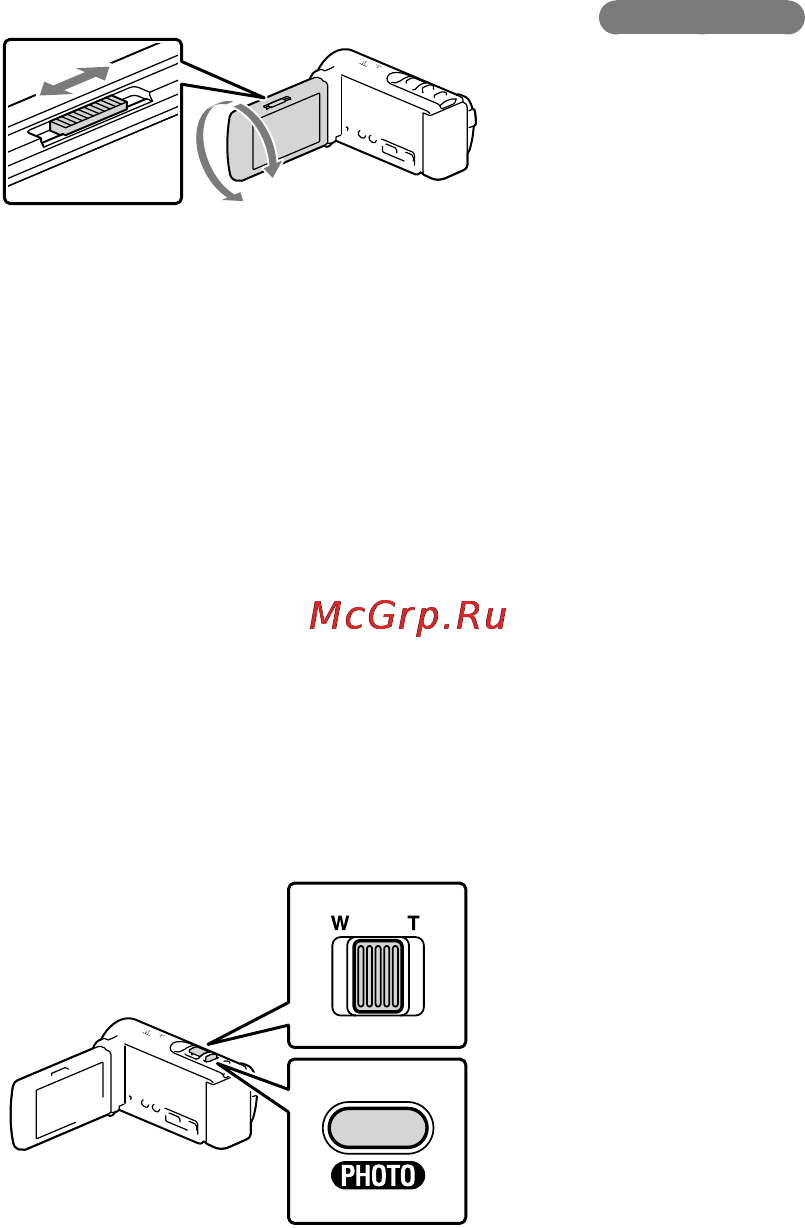 Sony HDR-CX210 [42/167] Настройте фокусировку проецируемого изображения при помощи рычага projector focus