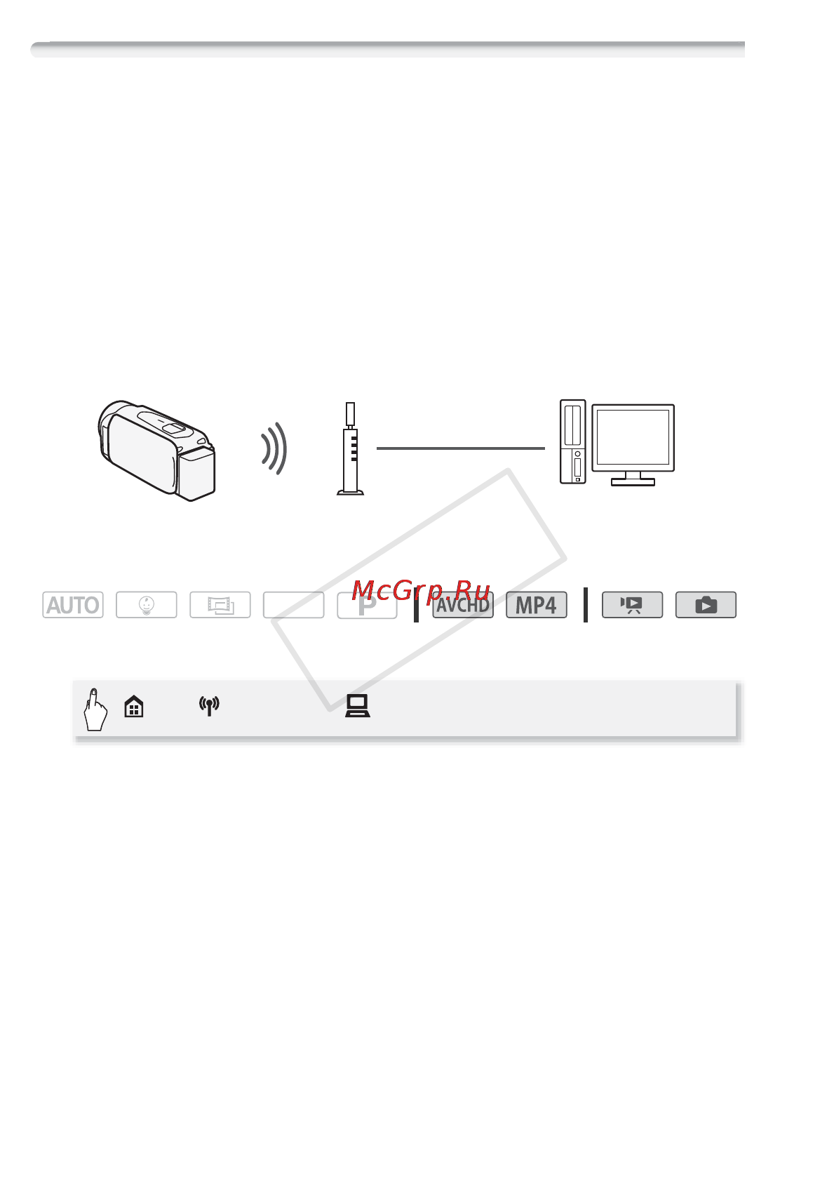 Canon LEGRIA HF R406 [150/216] Воспроизведение на компьютере