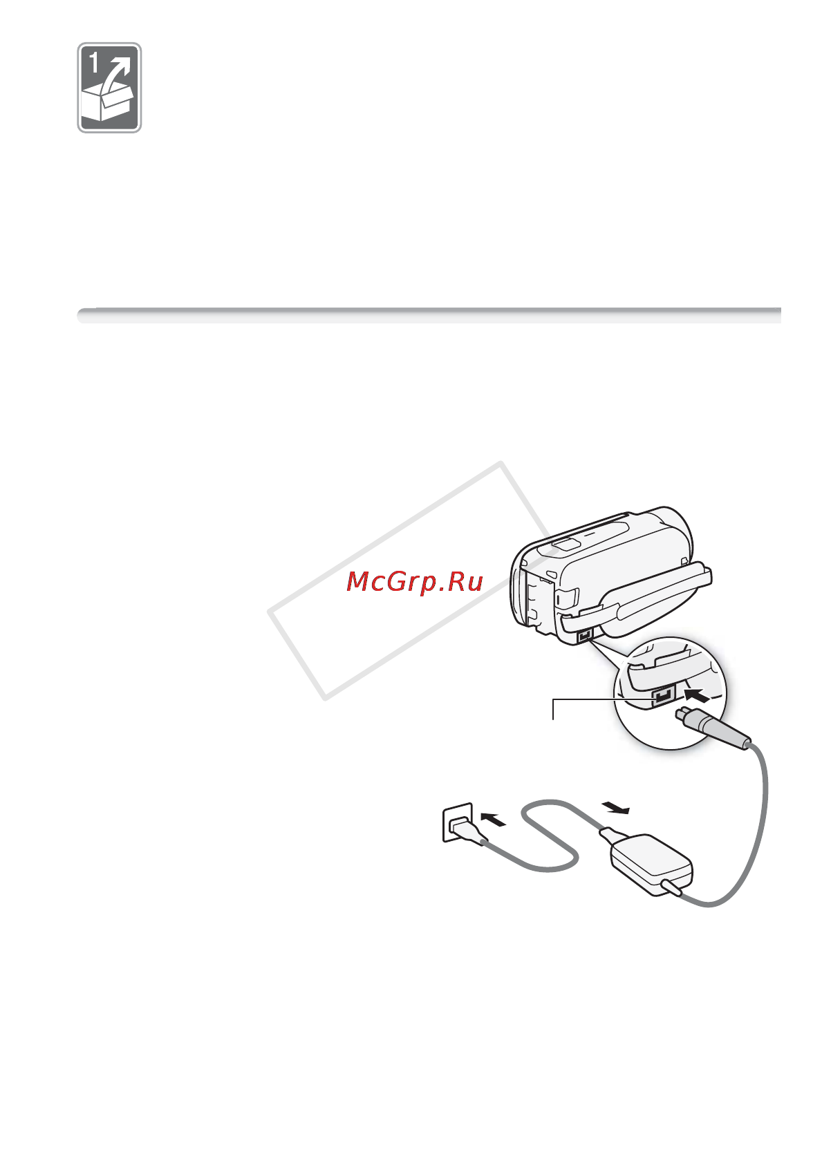 Canon LEGRIA HF R406 [19/216] Зарядка аккумулятора