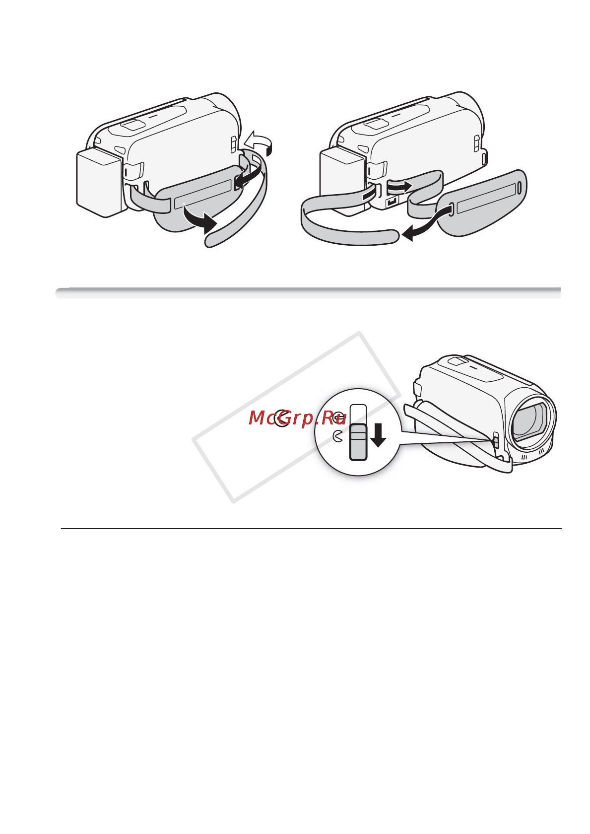 Canon LEGRIA HF R406 [23/216] Открытие крышки объектива и настройка экрана жк дисплея