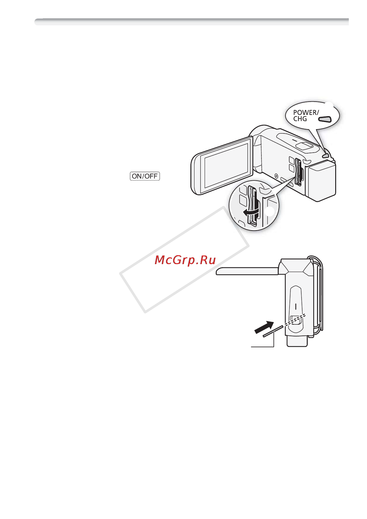 Canon LEGRIA HF R406 [27/216] Установка и извлечение карты памяти
