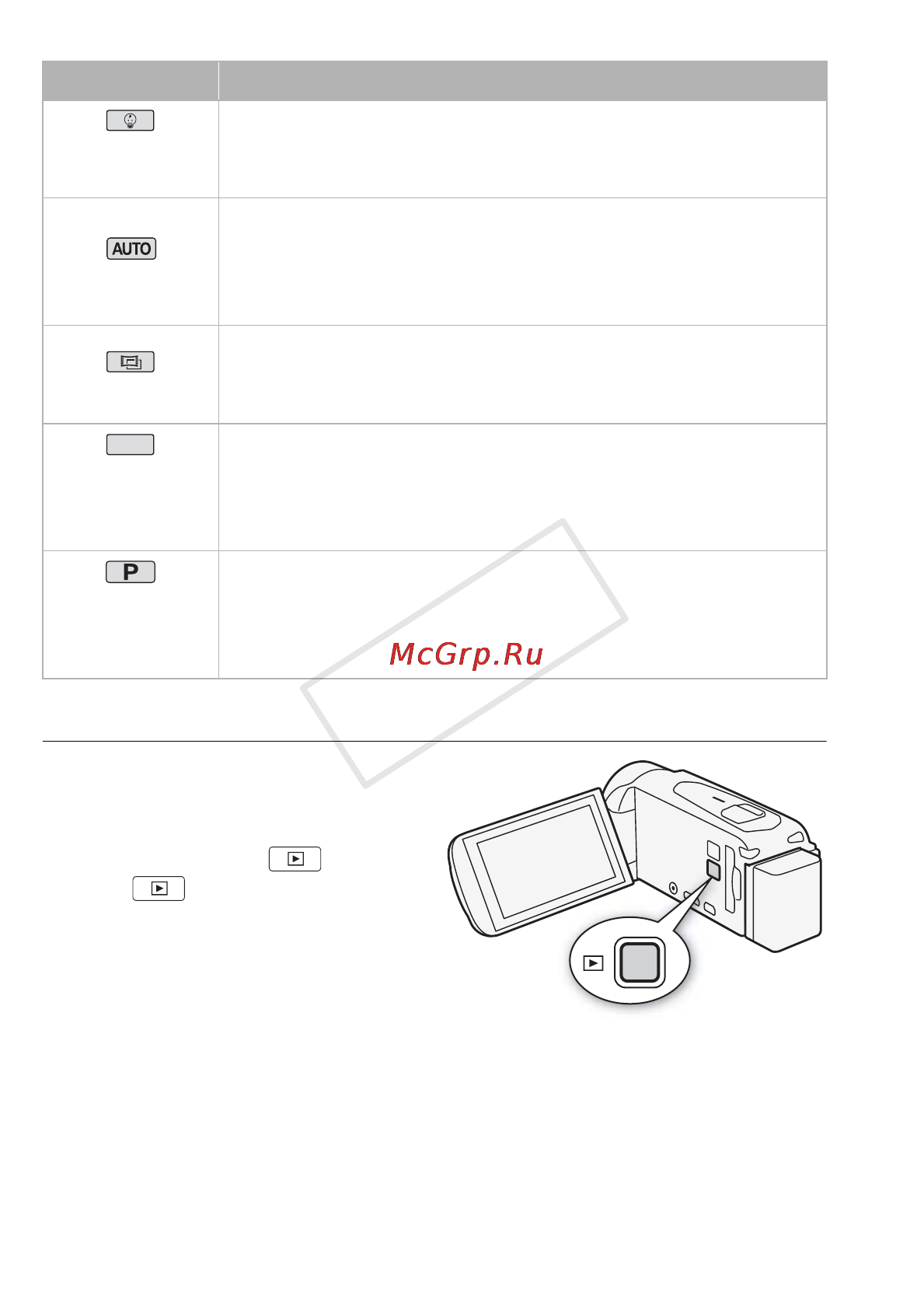 Canon LEGRIA HF R406 [40/216] Воспроизведение