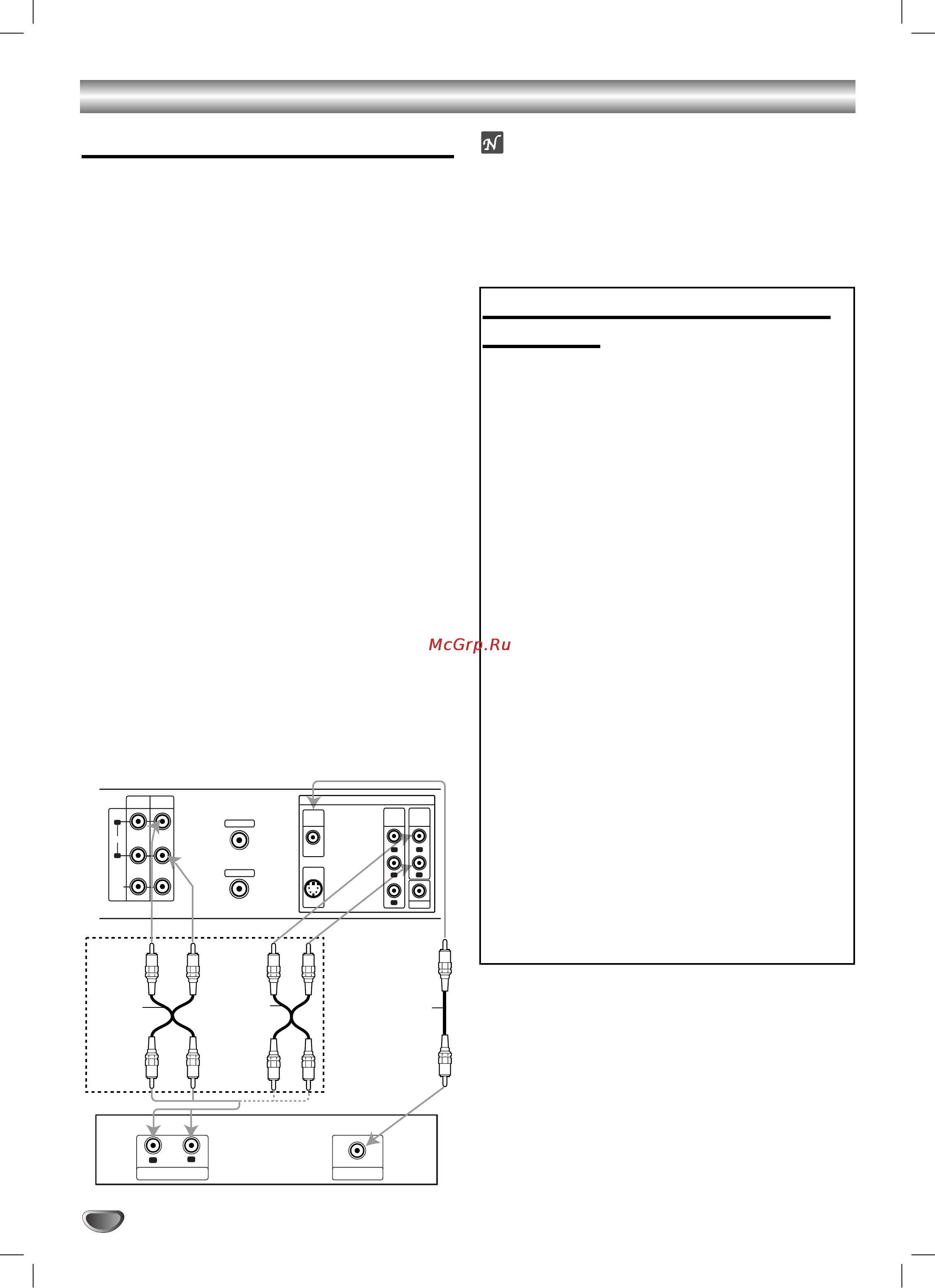 LG DC600W [10/36] Подключение к другому оборудованию