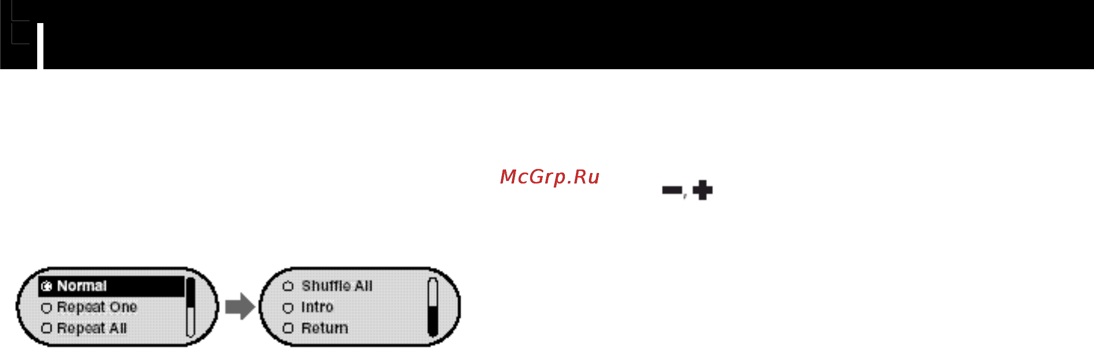 Samsung YP-F1 [36/53] Выбор режима воспроизведения