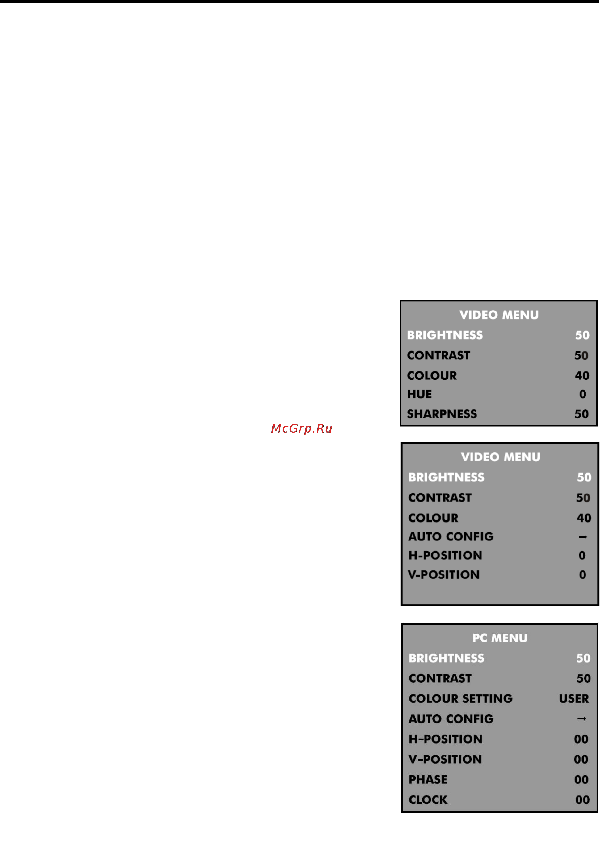 Hyundai H-LCD2202 [9/24] Pc menu