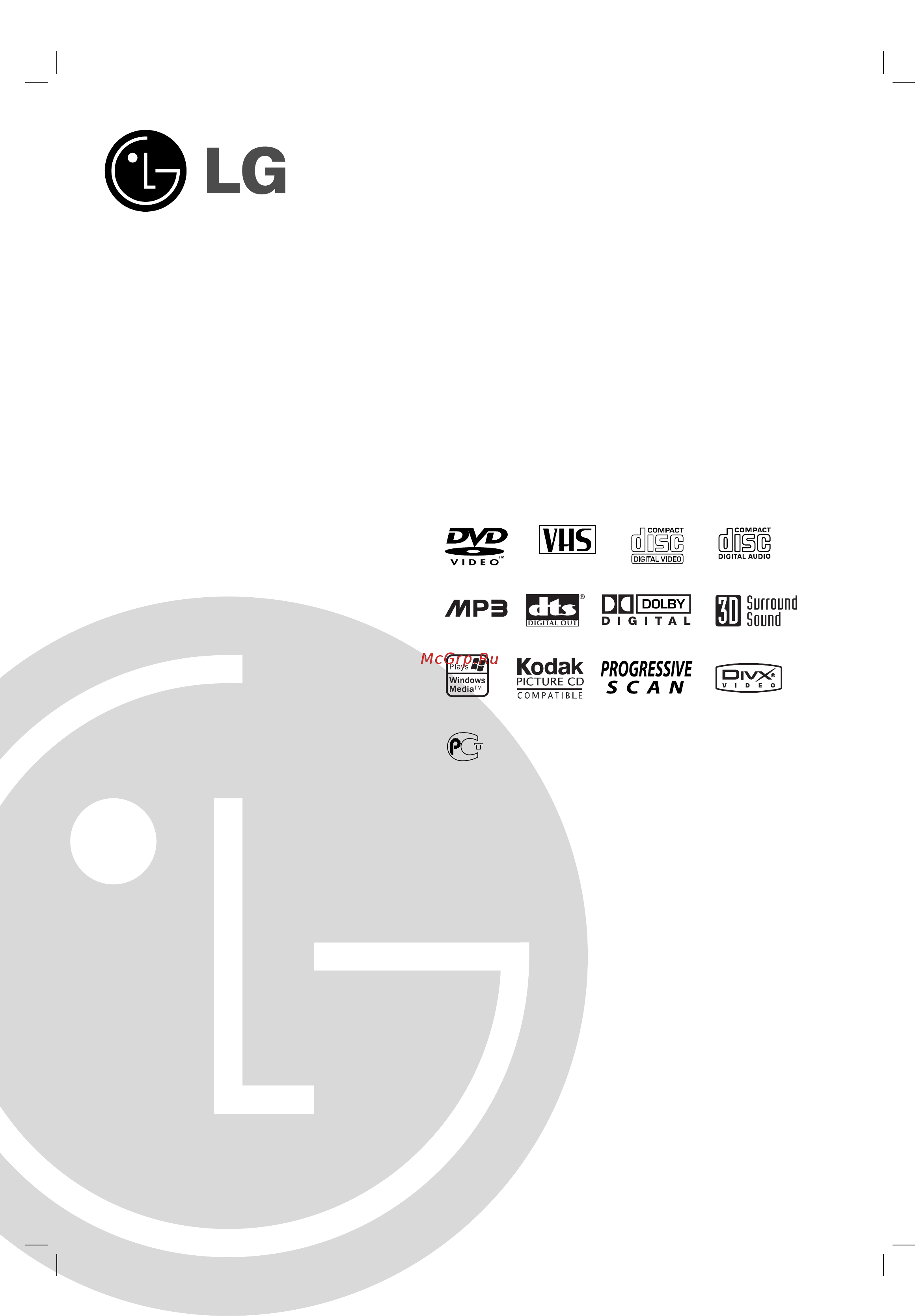 LG DC476X Инструкция по эксплуатации онлайн
