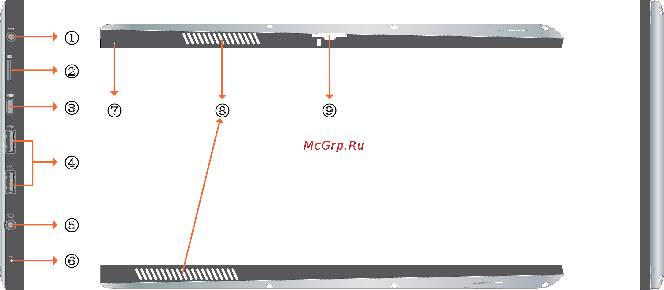 Viewsonic ViewSonic ViewPad 10 [235/264] Вид сбоку