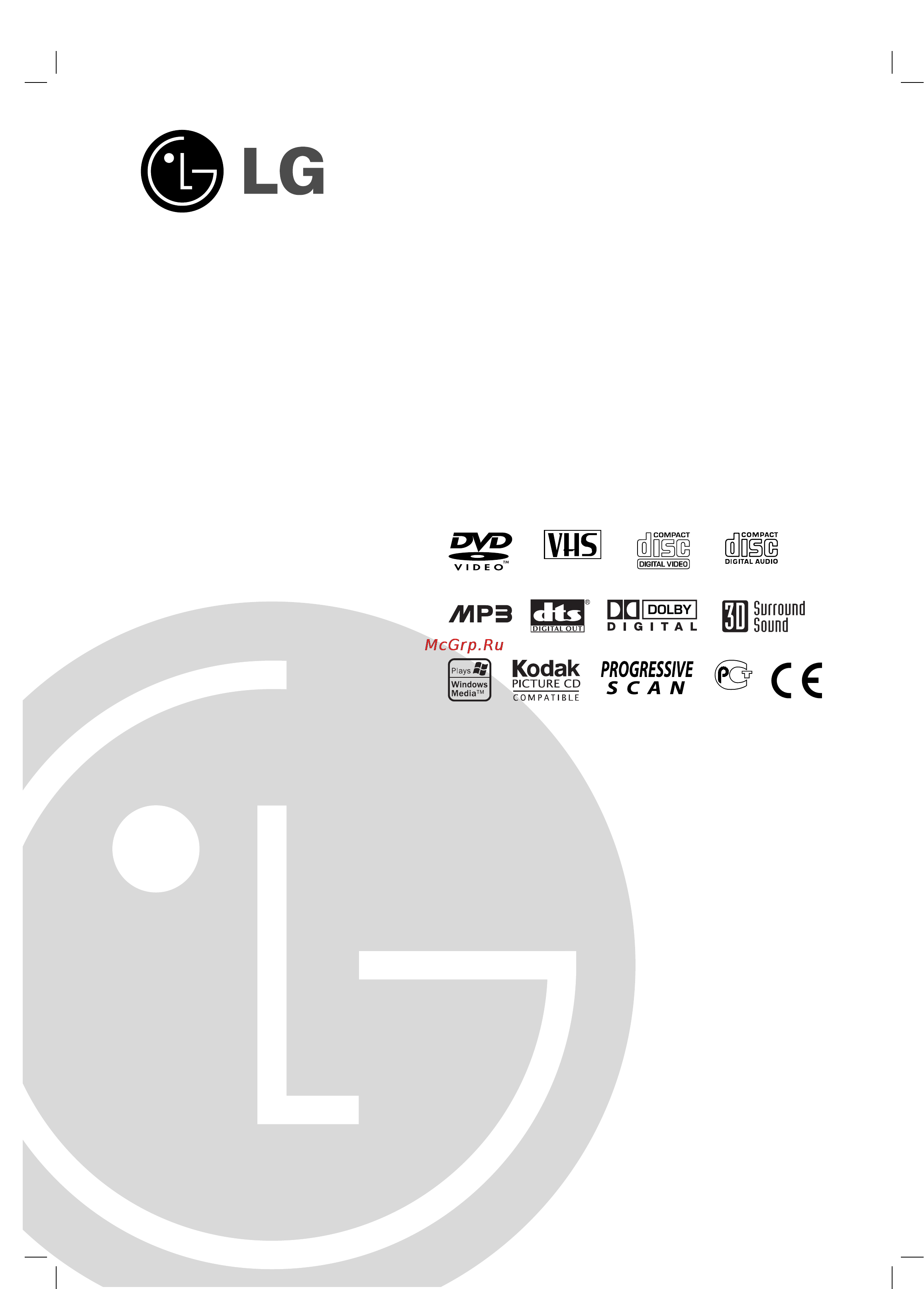 LG DC476D Инструкция по эксплуатации онлайн