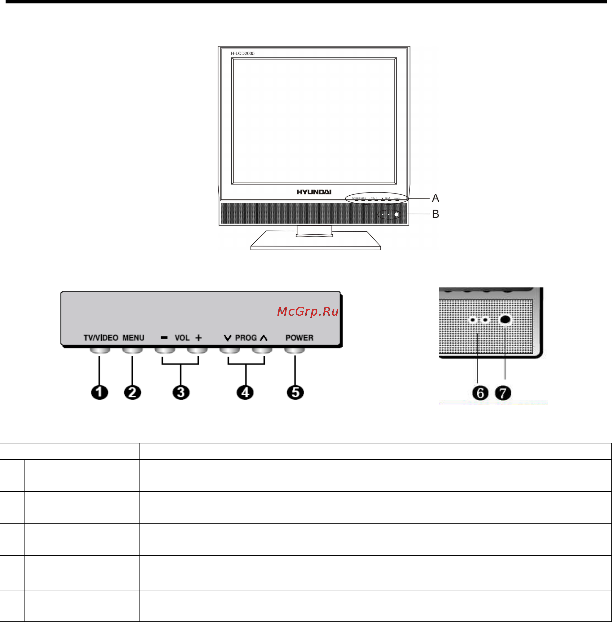 Hyundai H-LCD2005 [5/21] Краткое описание