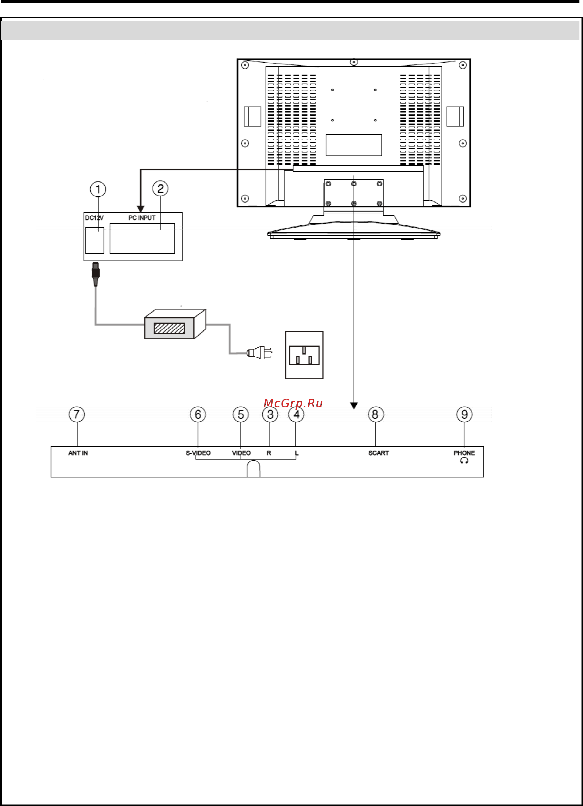 Hyundai H-LCD2001 [5/15] Вид телевизора сзади