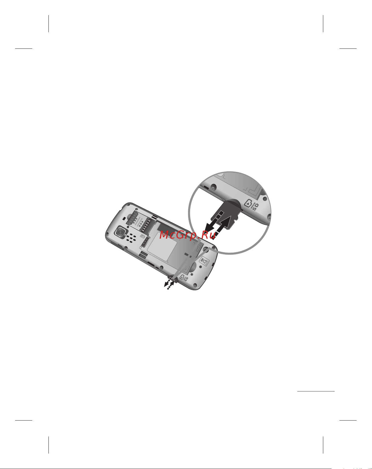LG S367 Soft Gray [99/106] Installing a memory card