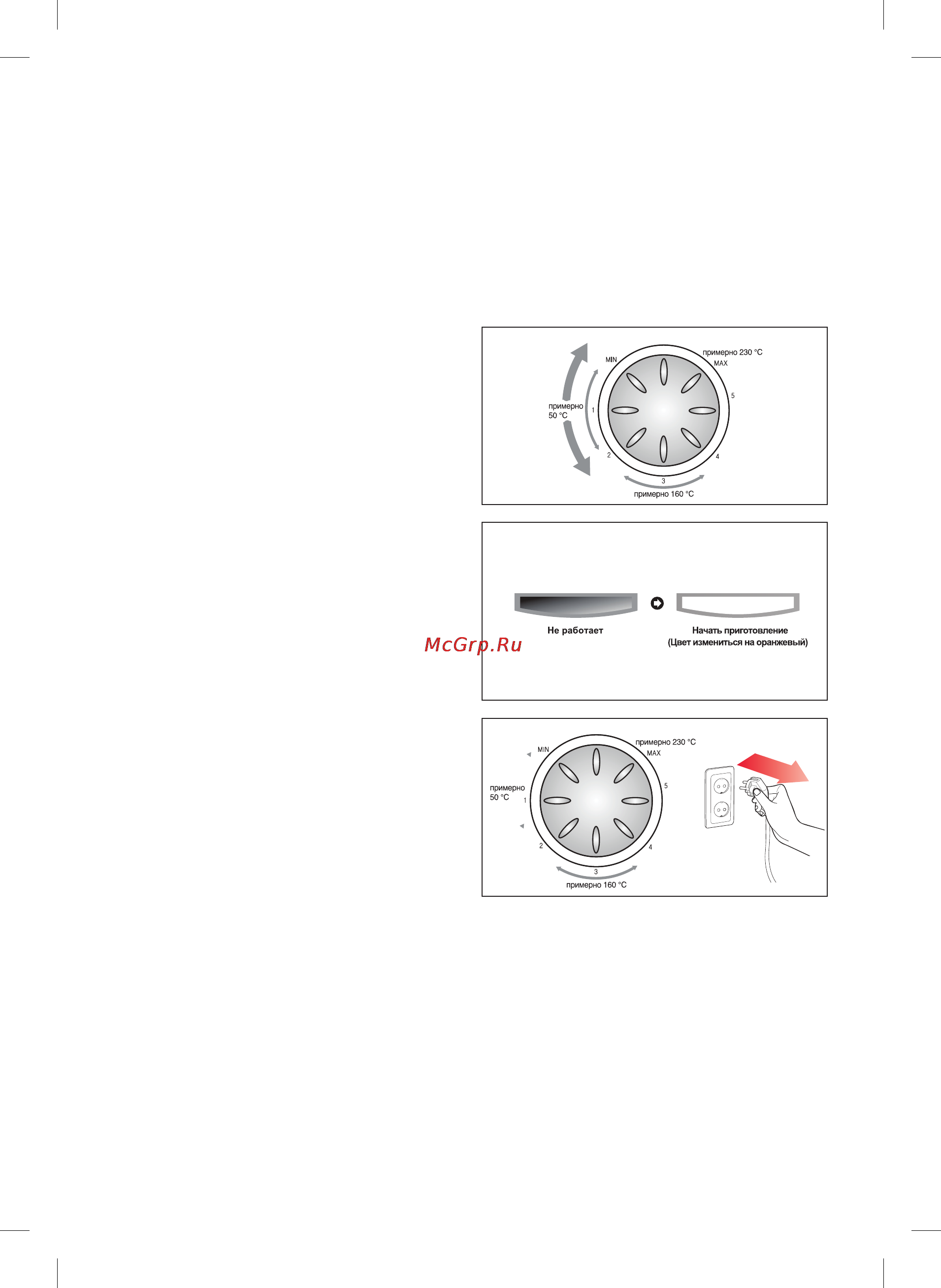 Oursson EG2000S/BL [18/48] Порядок работы