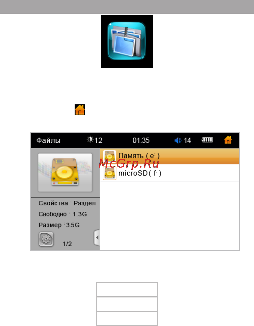 Texet T-910HD 8Gb Black [16/58] Файлы