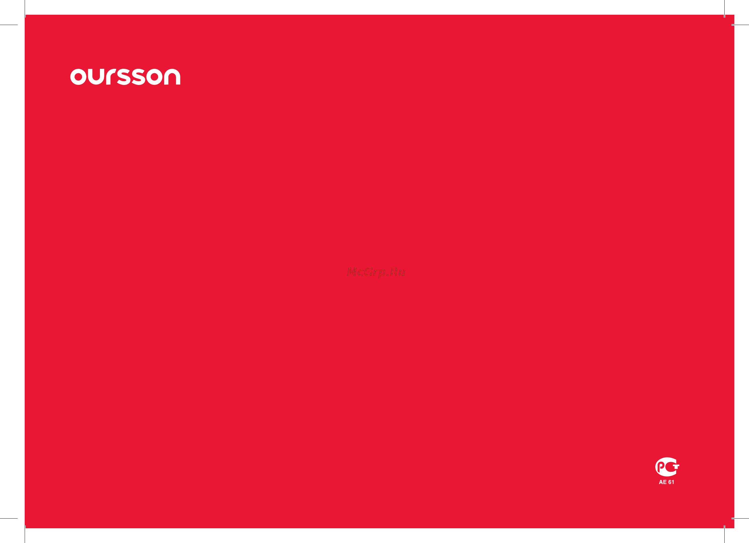 Oursson KP0600HSD/BS [99/100] Гарантийный талон
