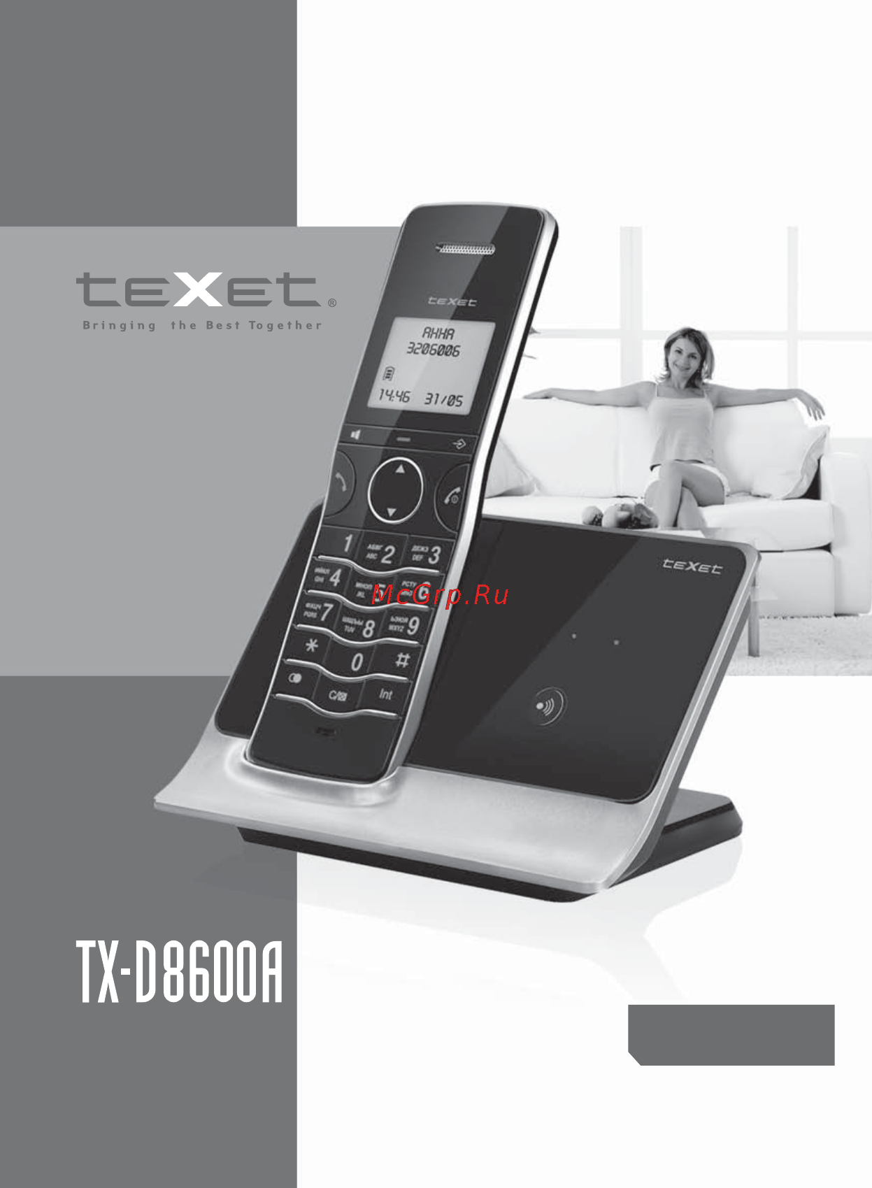 Texet ТХ-D8600А Black/Dekor Инструкция по эксплуатации онлайн