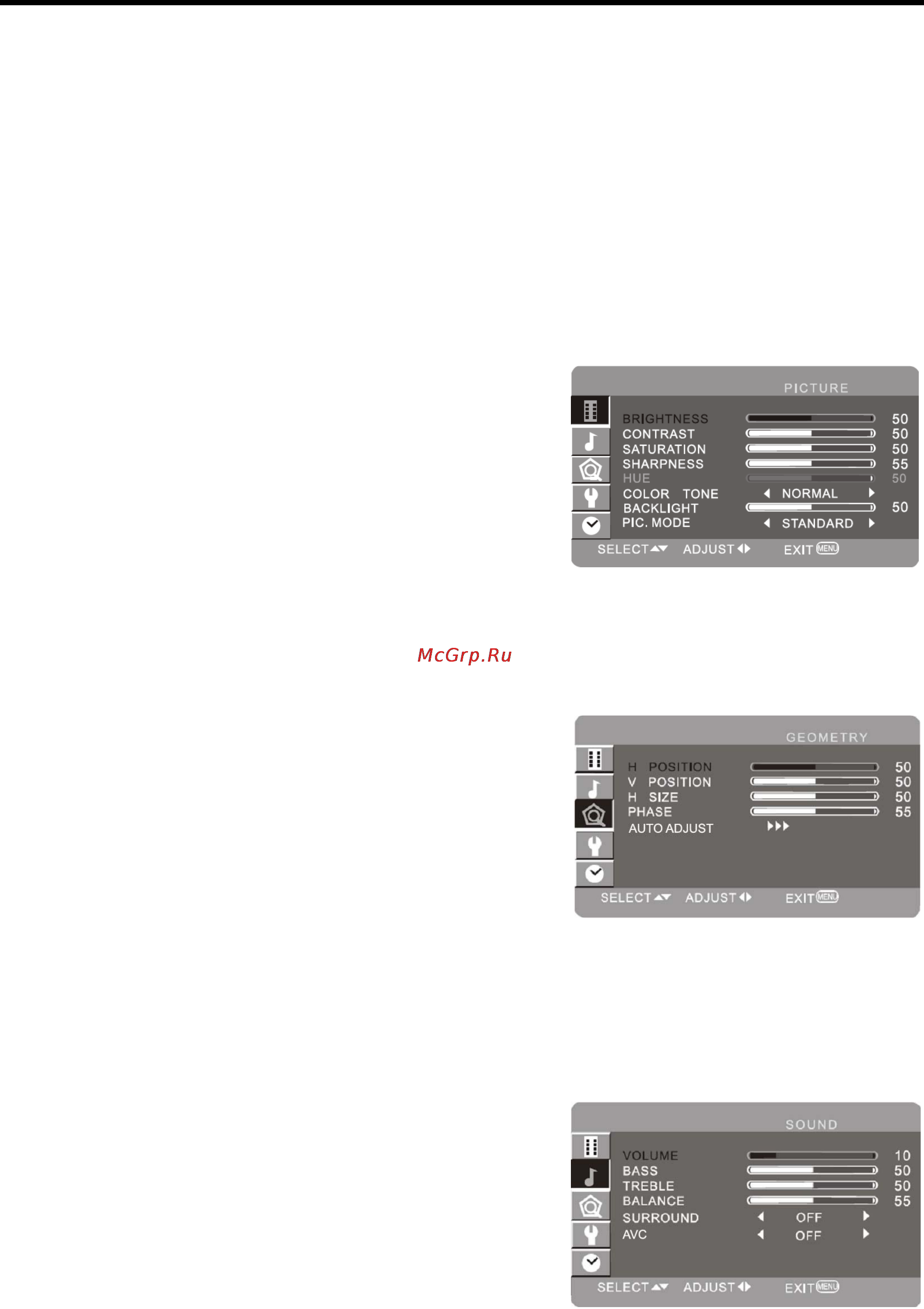 Hyundai H-LCD1502 [11/30] Osd operations