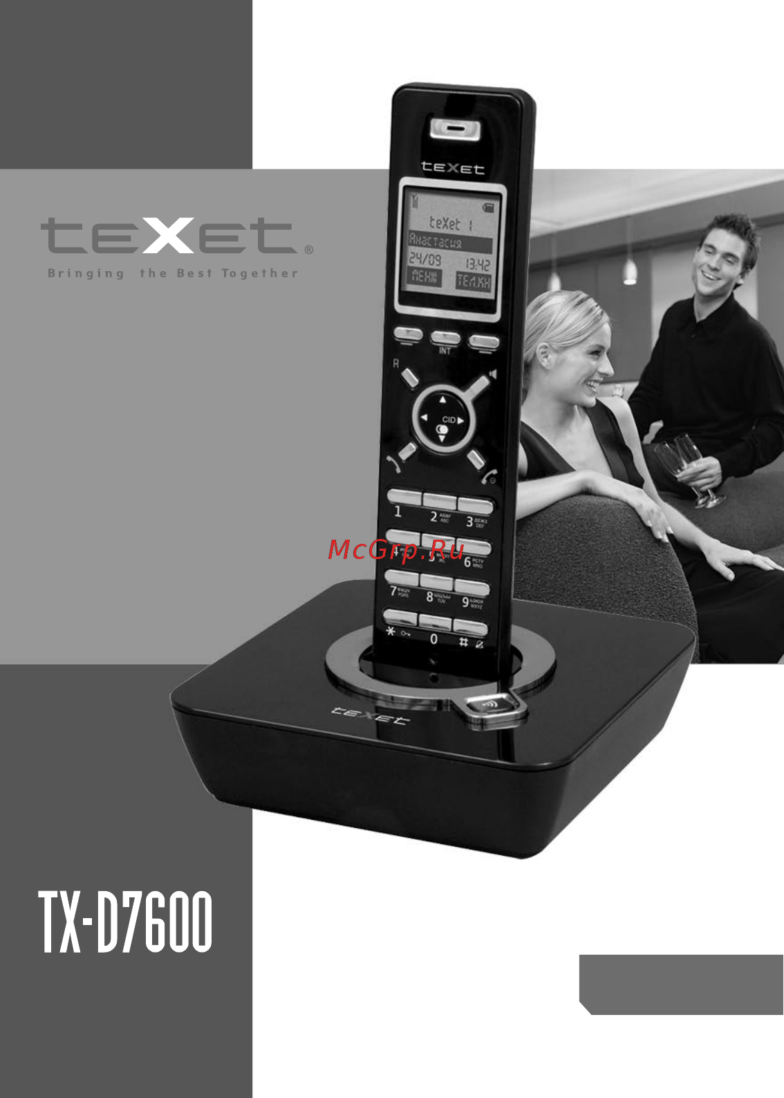 Texet TX-D7600 черный/голубой Инструкция по эксплуатации онлайн