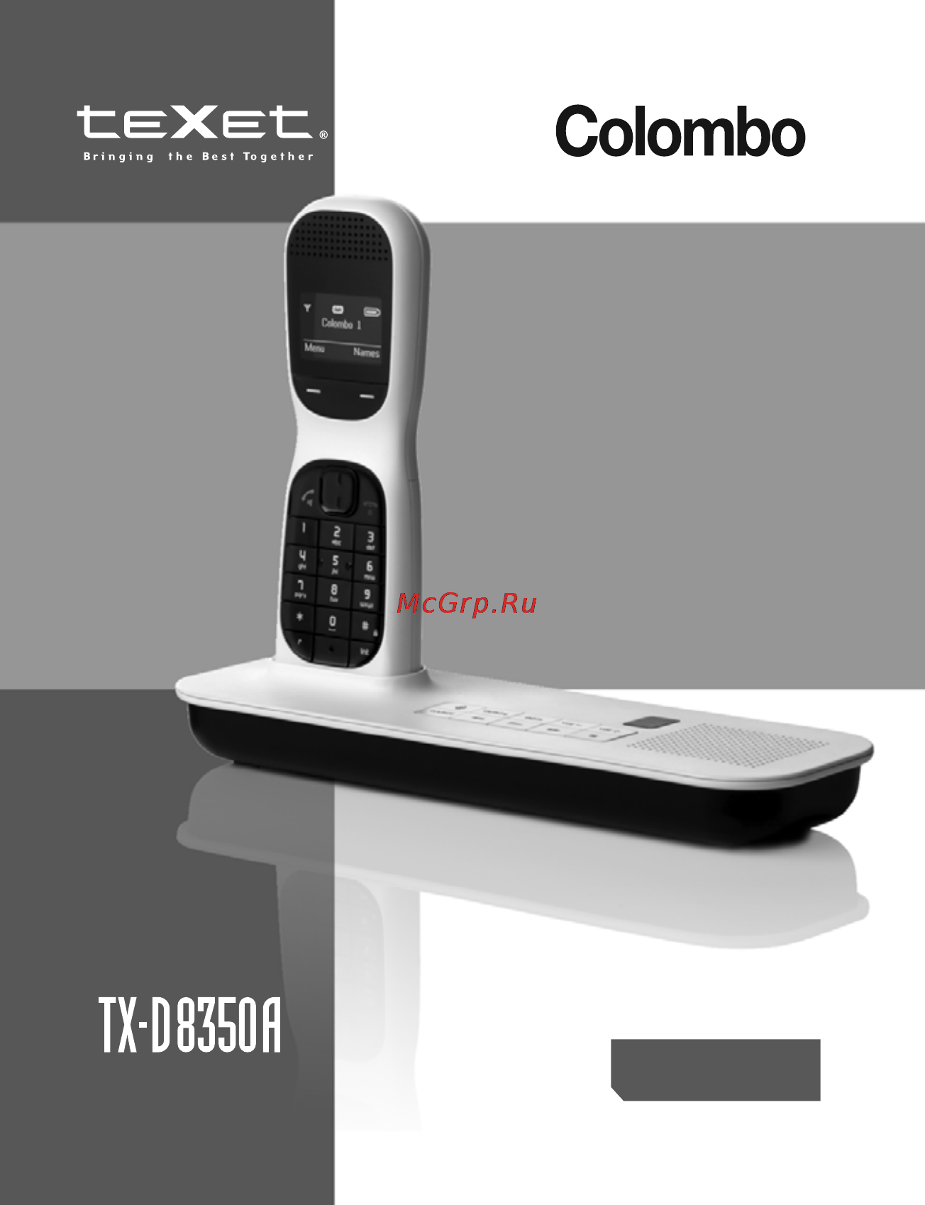 Texet TX-D8350A White Инструкция по эксплуатации онлайн