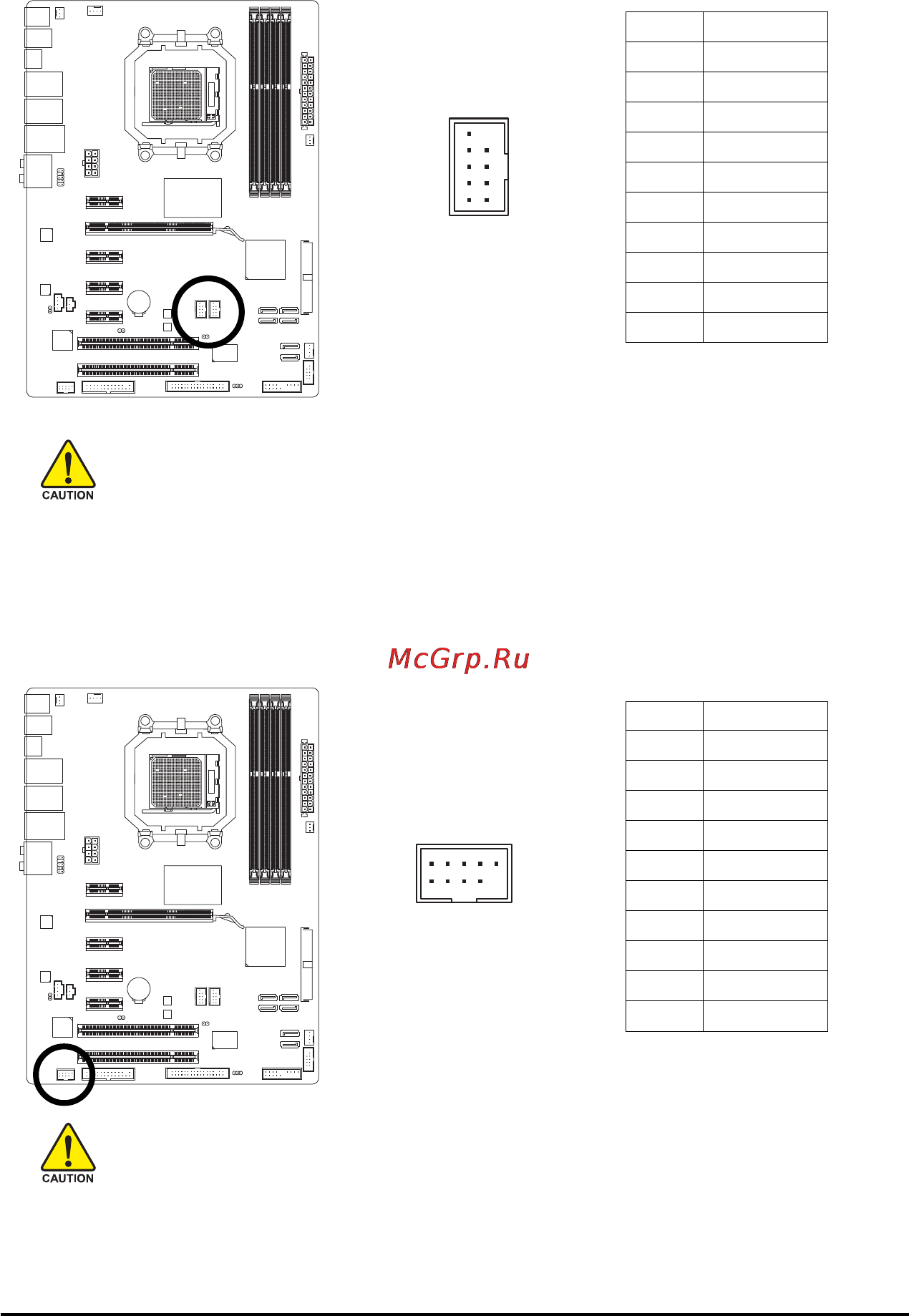 Gigabyte GA-MA770T-UD3P   (rev. 1.4) [29/100] F_usb1 f_usb2 usb headers