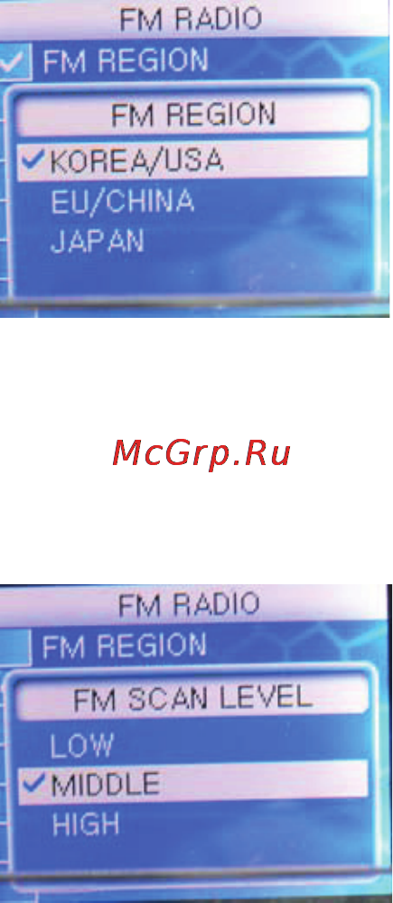 Rover RoverMedia Aria Q1 [33/39] Настройка fm радио