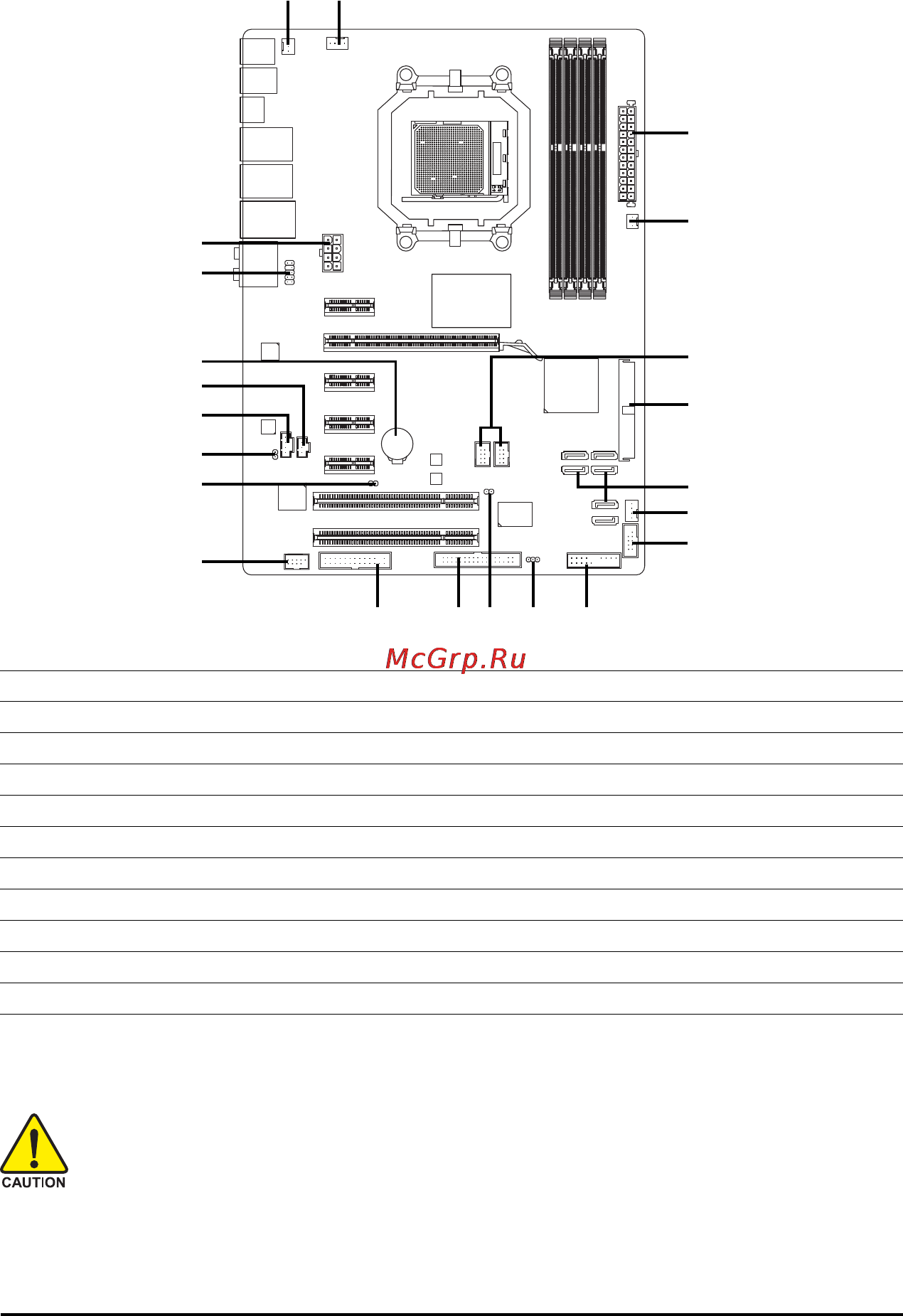Gigabyte GA-MA770T-UD3   (rev. 1.3) [21/100] 7 internal connectors
