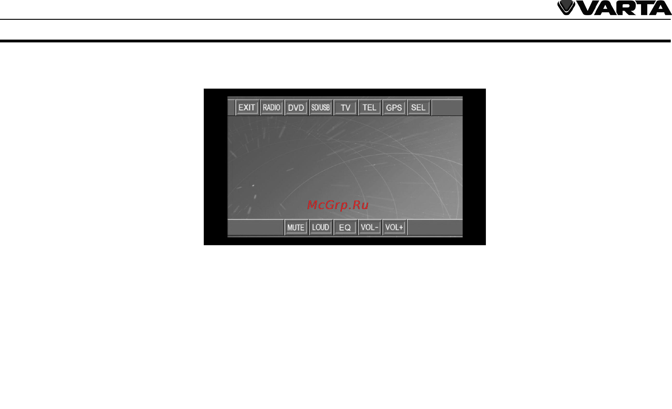 Varta V-AVD55 [31/89] Aux touch screen operations
