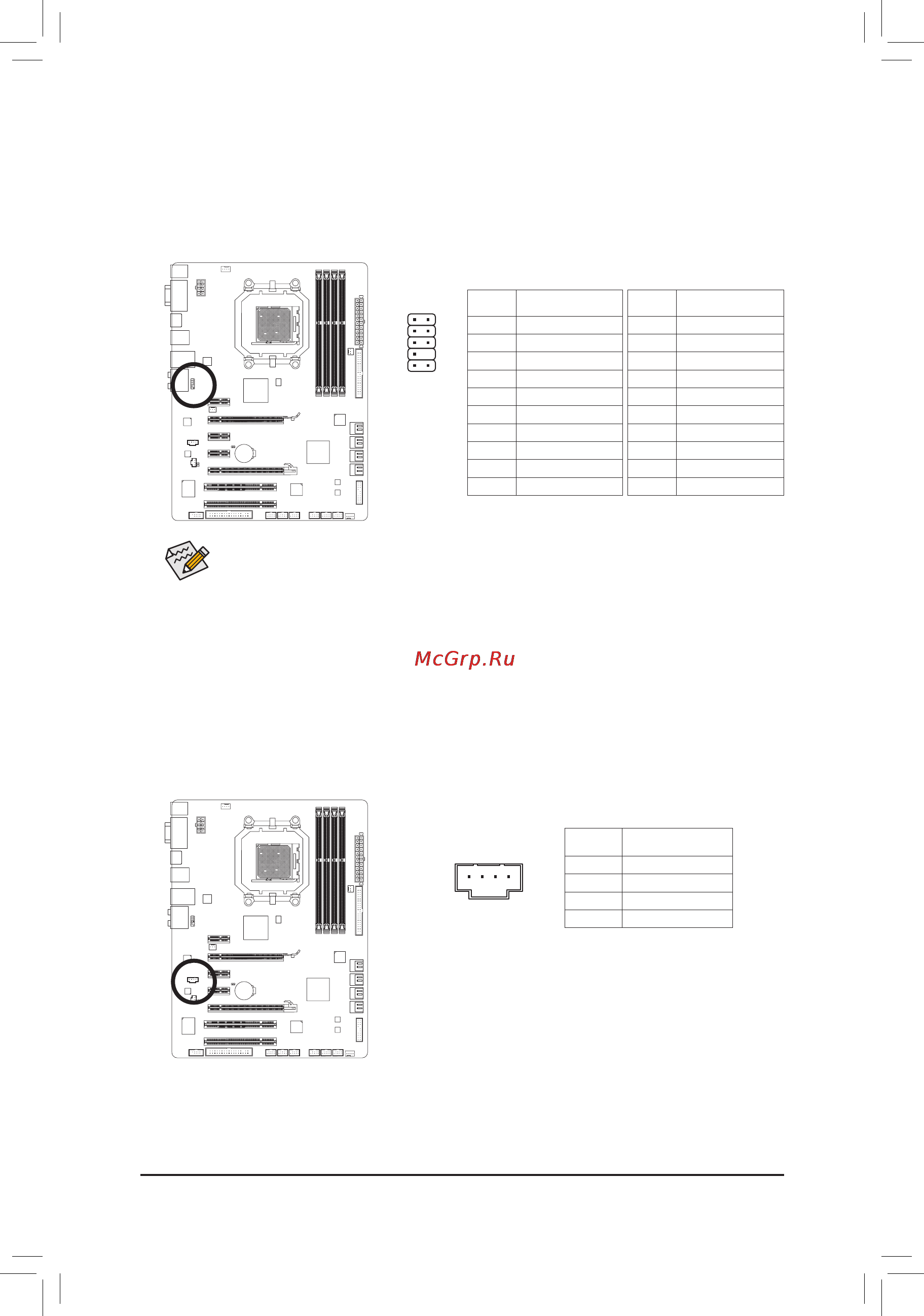 Gigabyte GA-890GPA-UD3H   (rev. 1.0) [24/28] Некоторые шасси оснащены фронтальной панелью конфигурация которой отличается от