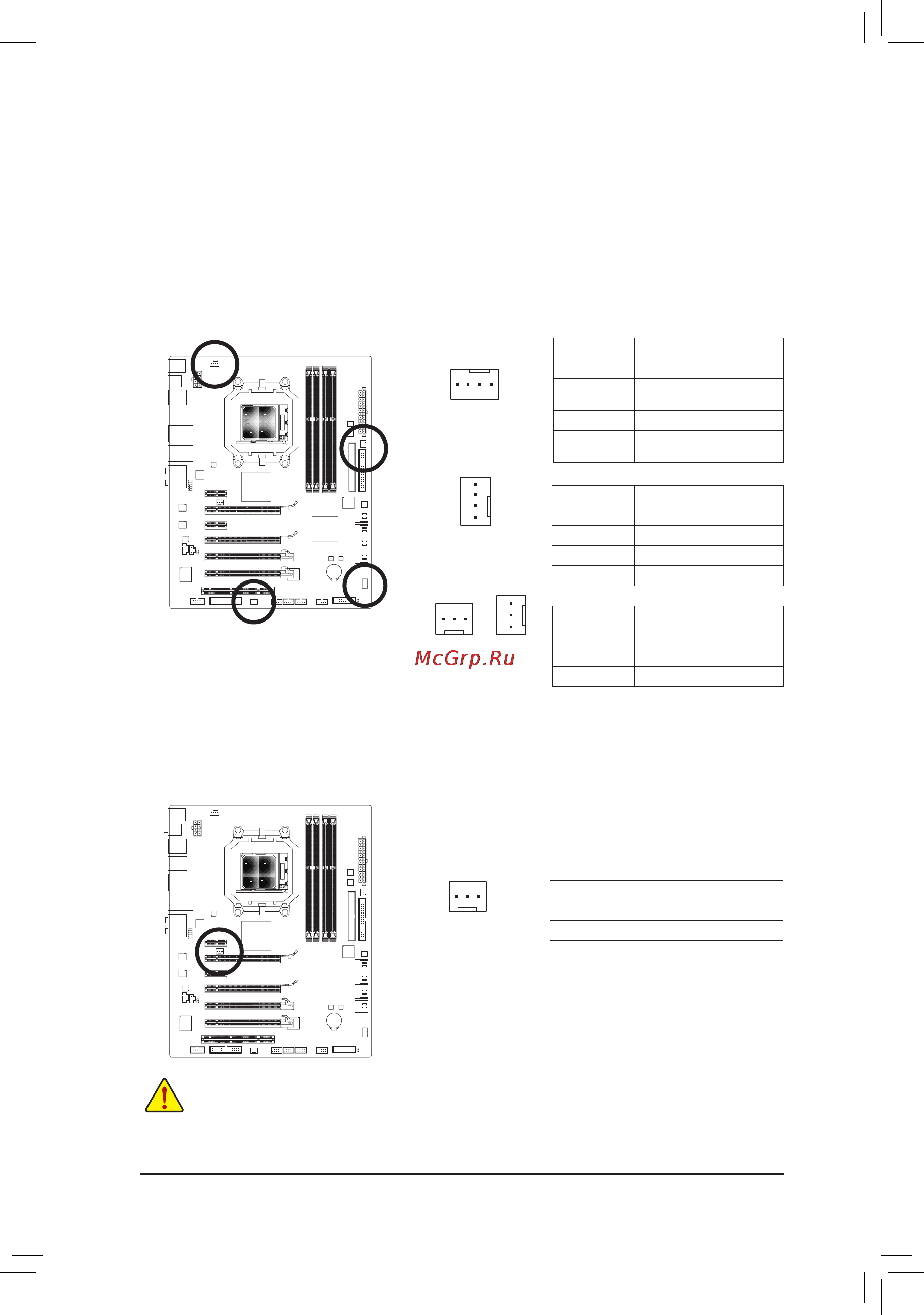 Gigabyte GA-890FXA-UD5   (rev. 2.1) [18/29] 4 5 разъемы cpu_fan sys_fan1 sys_fan2 pwr_fan для подключения