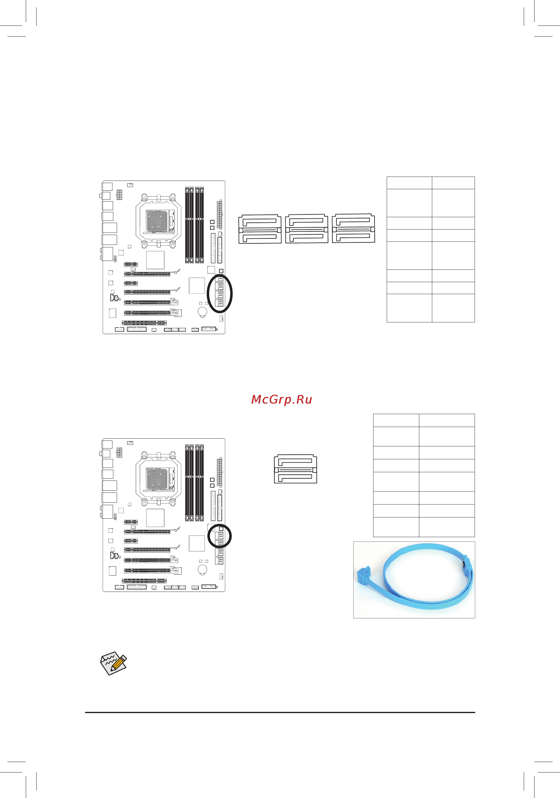 Gigabyte GA-890FXA-UD5   (rev. 2.1) [20/29] Gsata2_6 7 пропускная способность sata интерфейса 3 гбит с контроллер