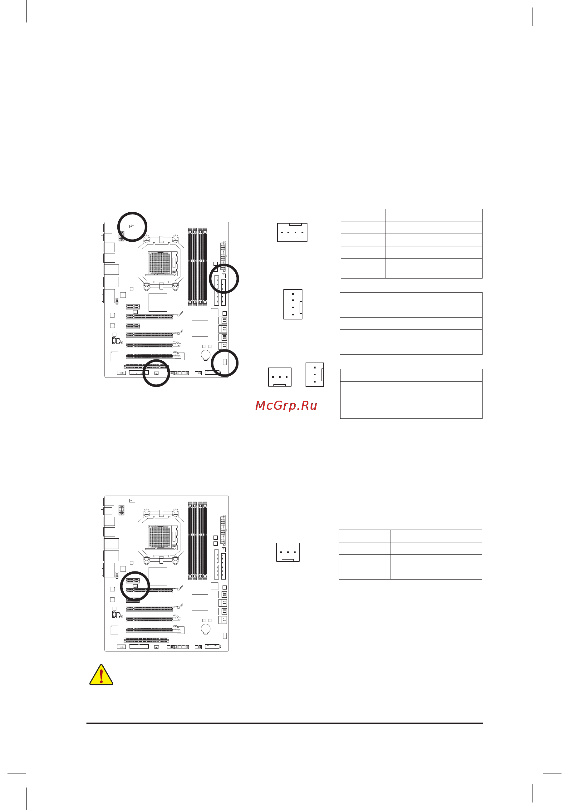 Gigabyte GA-890FXA-UD5   (rev. 3.1) [18/29] 4 5 разъемы cpu_fan sys_fan1 sys_fan2 pwr_fan для подключения