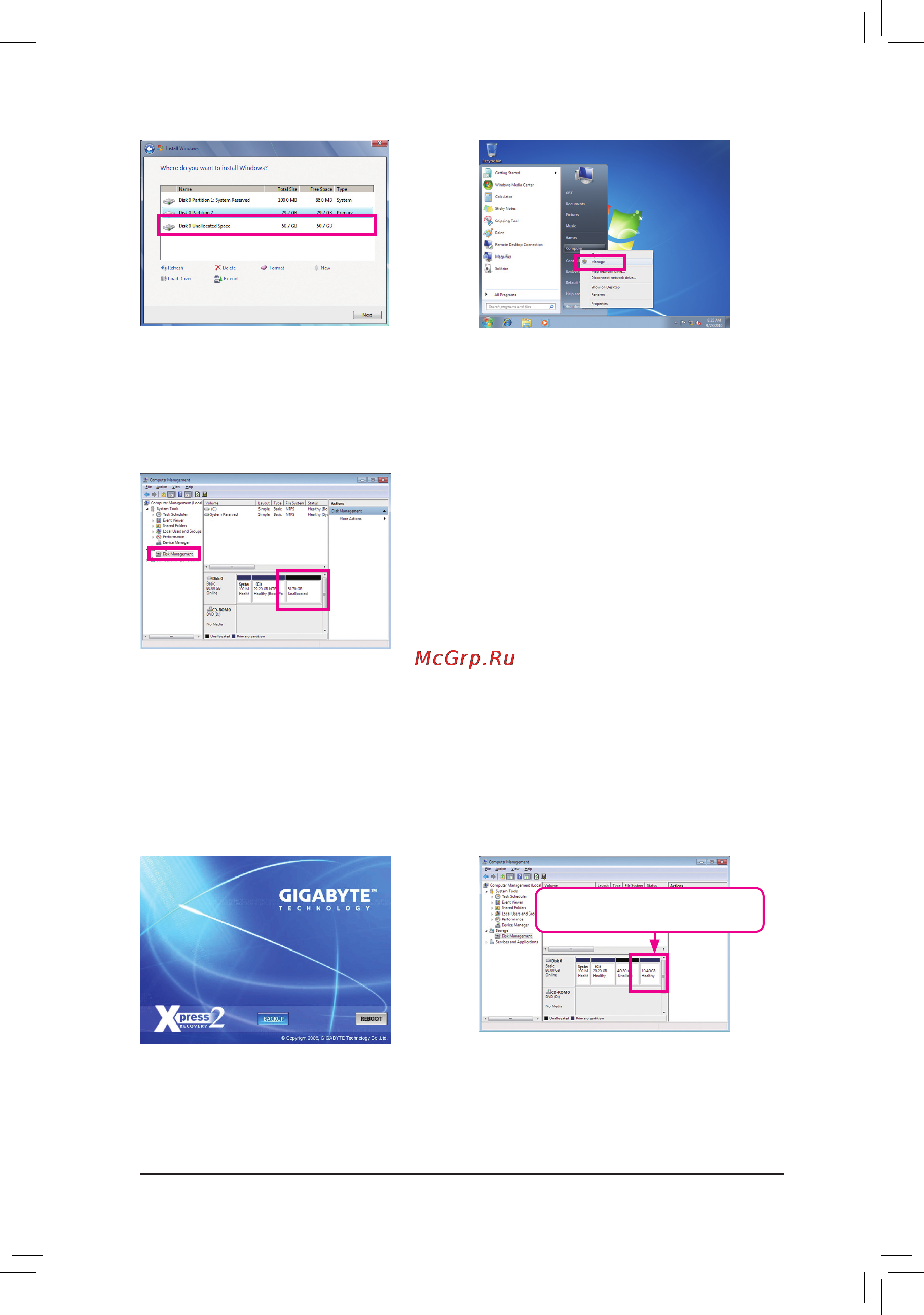 Gigabyte GA-880GMA-USB3   (rev. 3.1) Инструкция по эксплуатации онлайн [62/100] 43516